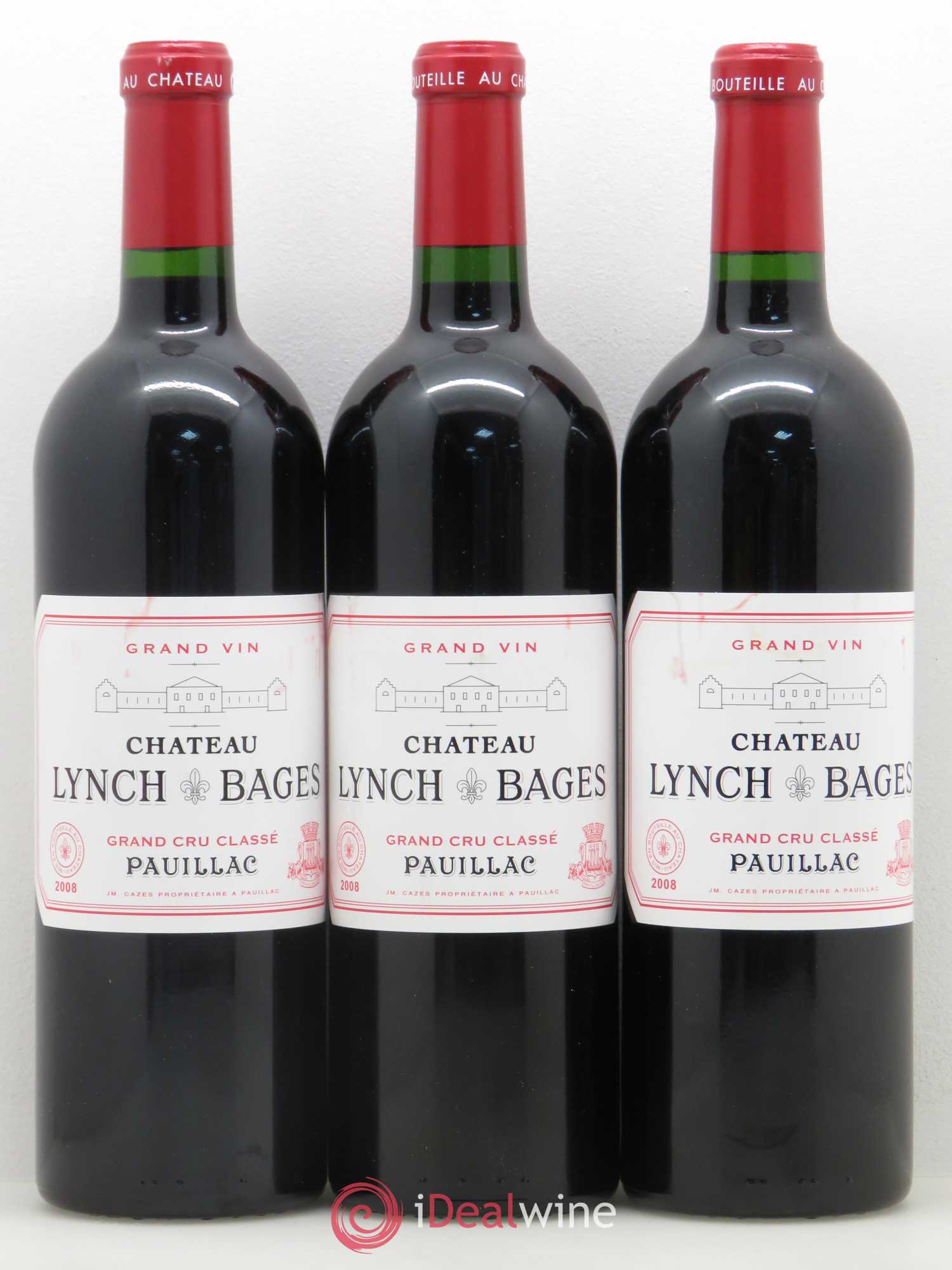Château Lynch Bages 5ème Grand Cru Classé 2008 - Lot de 6 bouteilles - 2