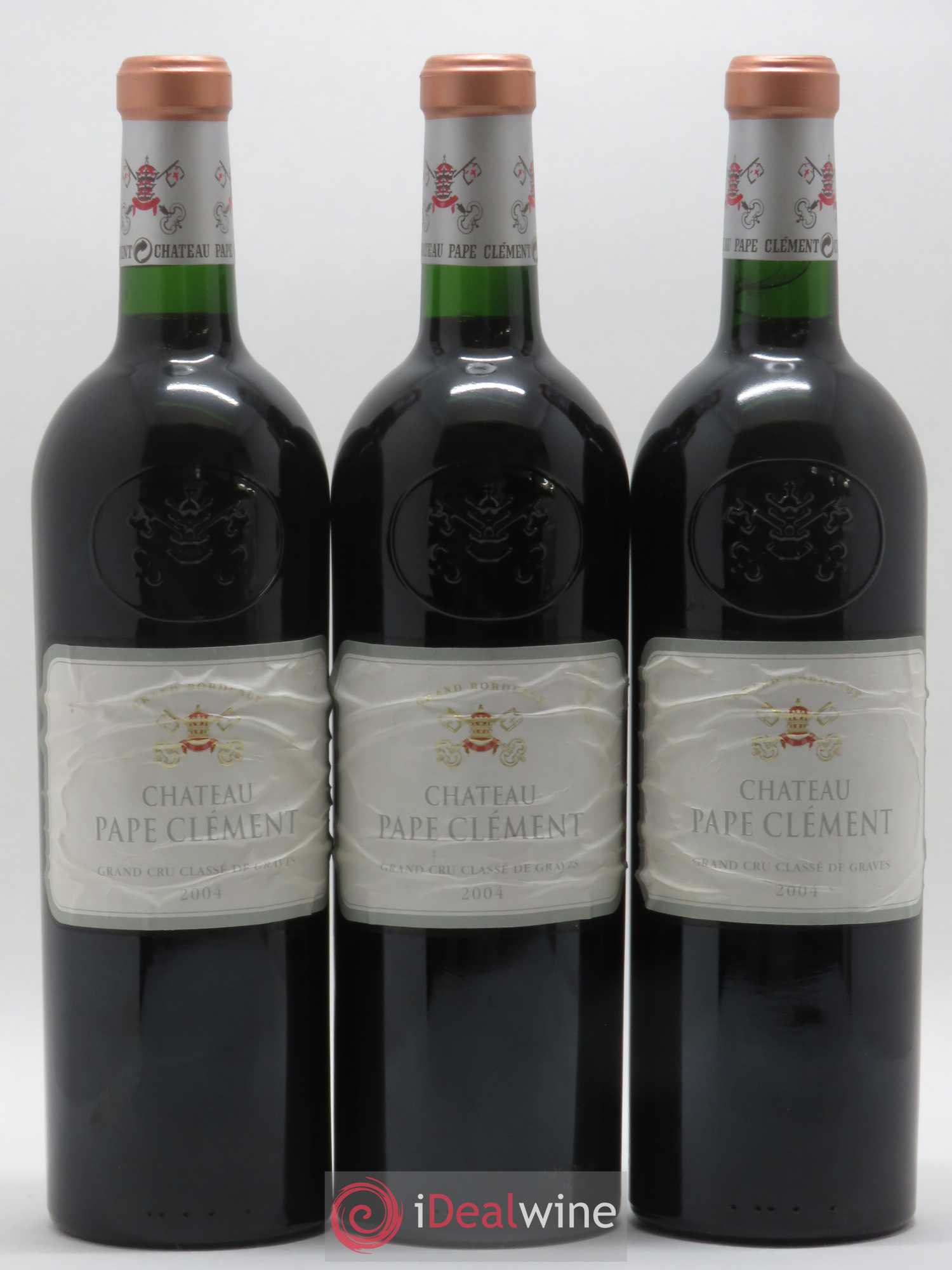 Château Pape Clément Cru Classé de Graves 2004 - Lot de 3 bouteilles - 0