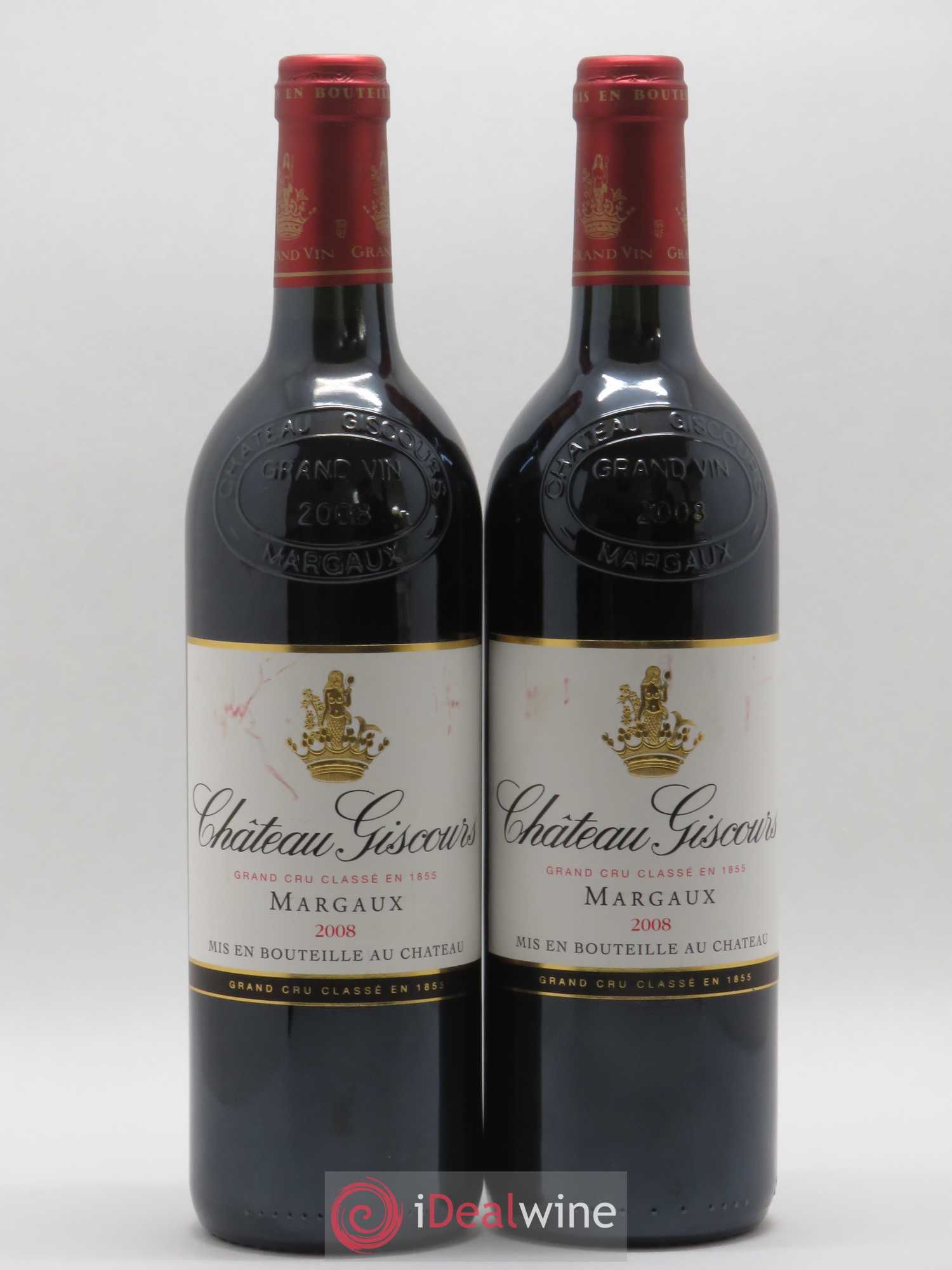 Château Giscours 3ème Grand Cru Classé 2008 - Lot de 2 bouteilles - 0