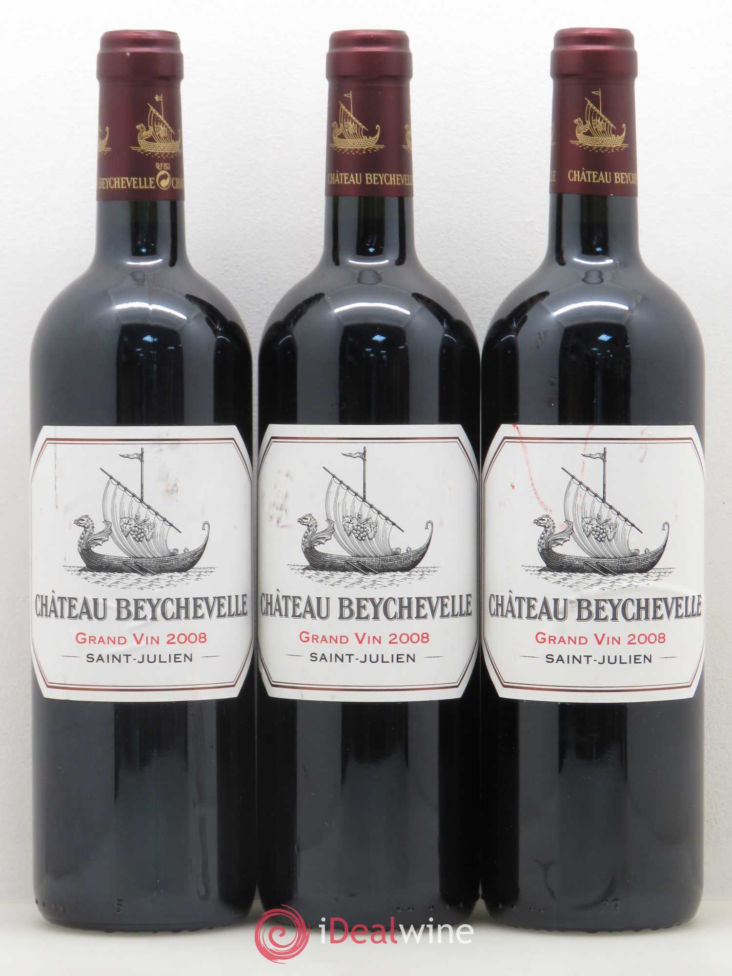 Château Beychevelle 4ème Grand Cru Classé 2008 - Lot de 6 bouteilles - 1