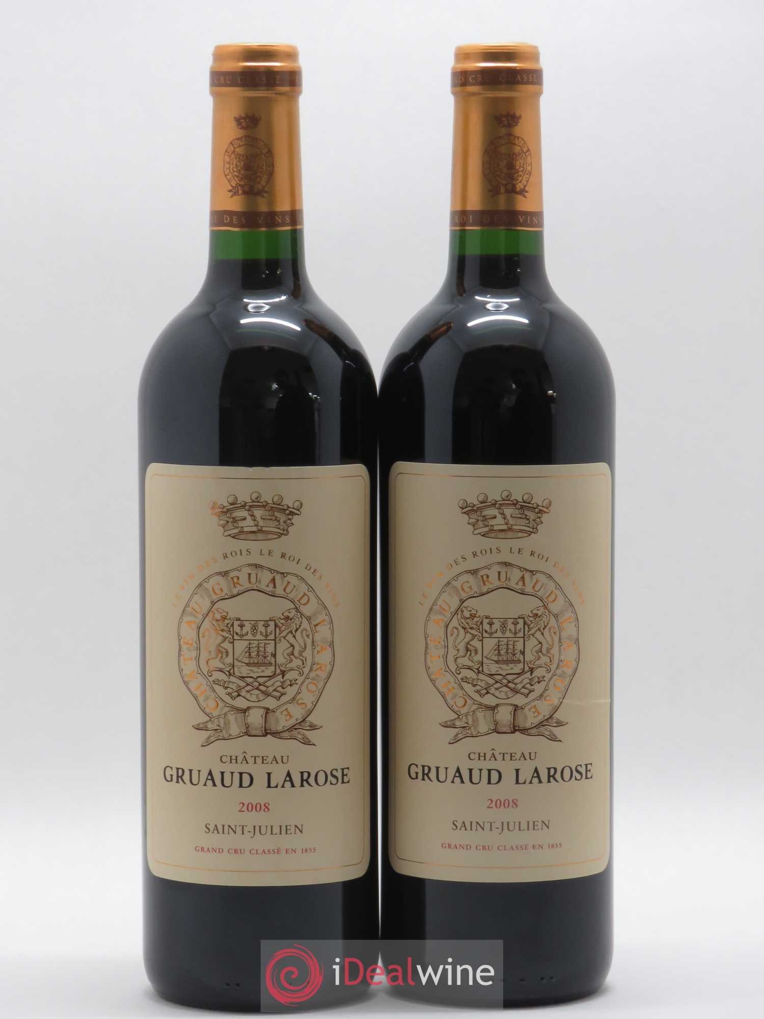 Château Gruaud Larose 2ème Grand Cru Classé 2008 - Lot de 2 bouteilles - 0