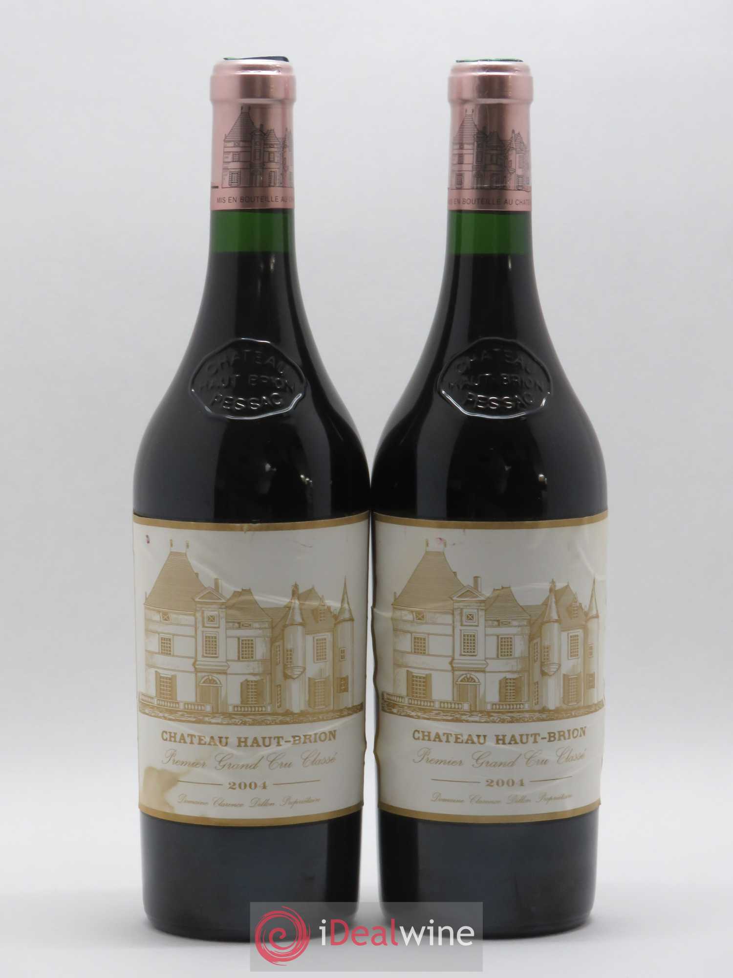 Château Haut Brion 1er Grand Cru Classé 2004 - Lot de 2 bouteilles - 0