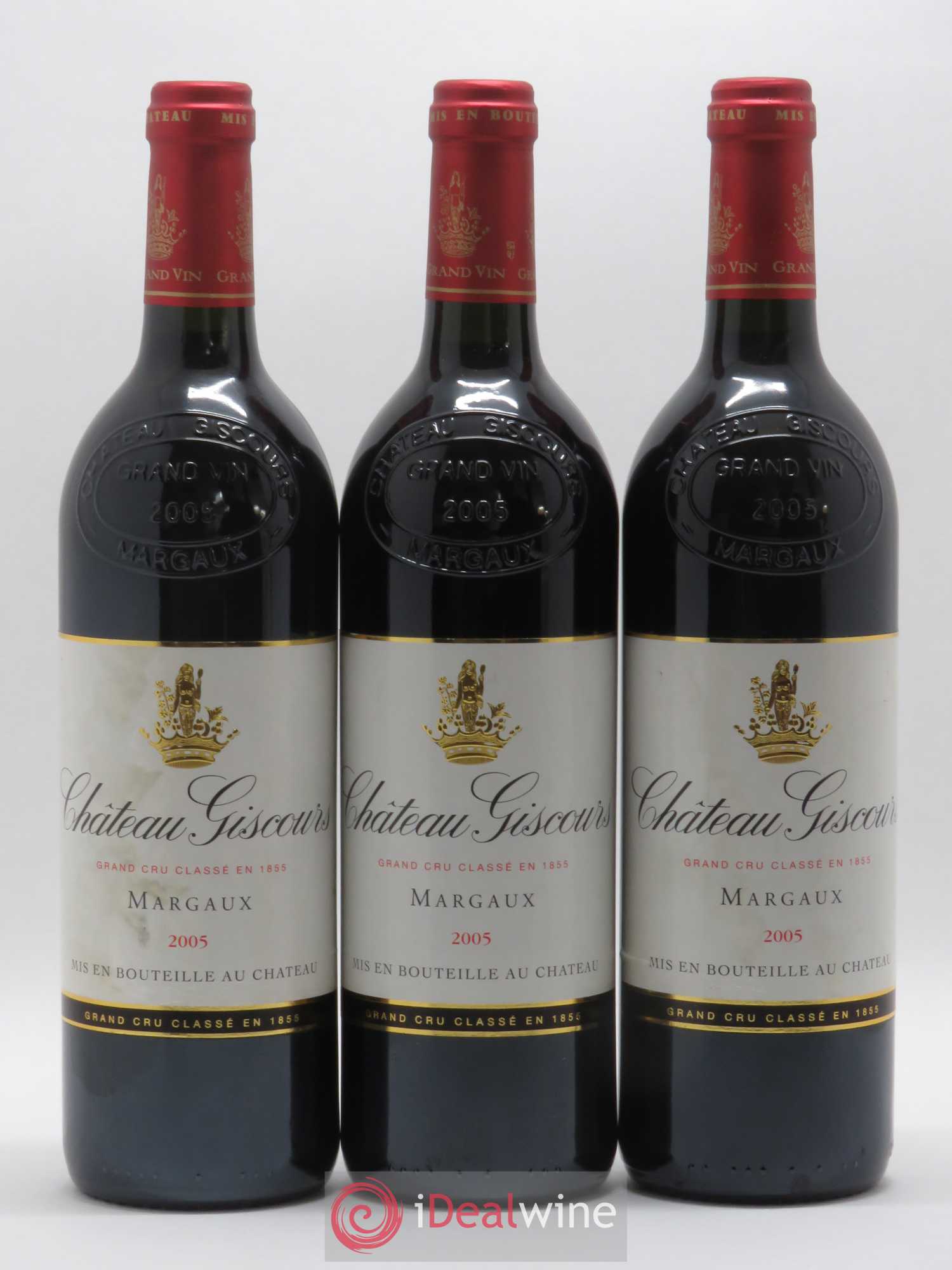 Château Giscours 3ème Grand Cru Classé 2005 - Lot de 3 bouteilles - 0