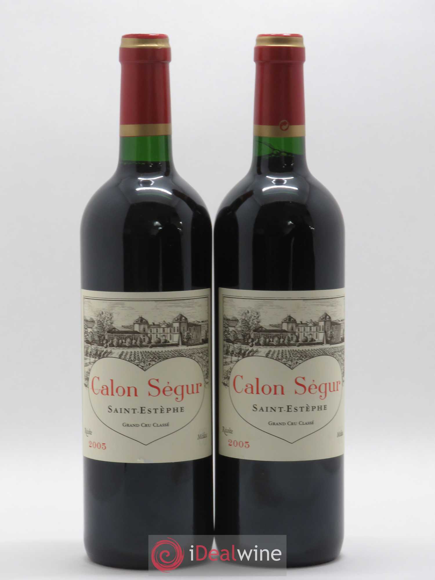 Château Calon Ségur 3ème Grand Cru Classé 2005 - Lot de 2 bouteilles - 0