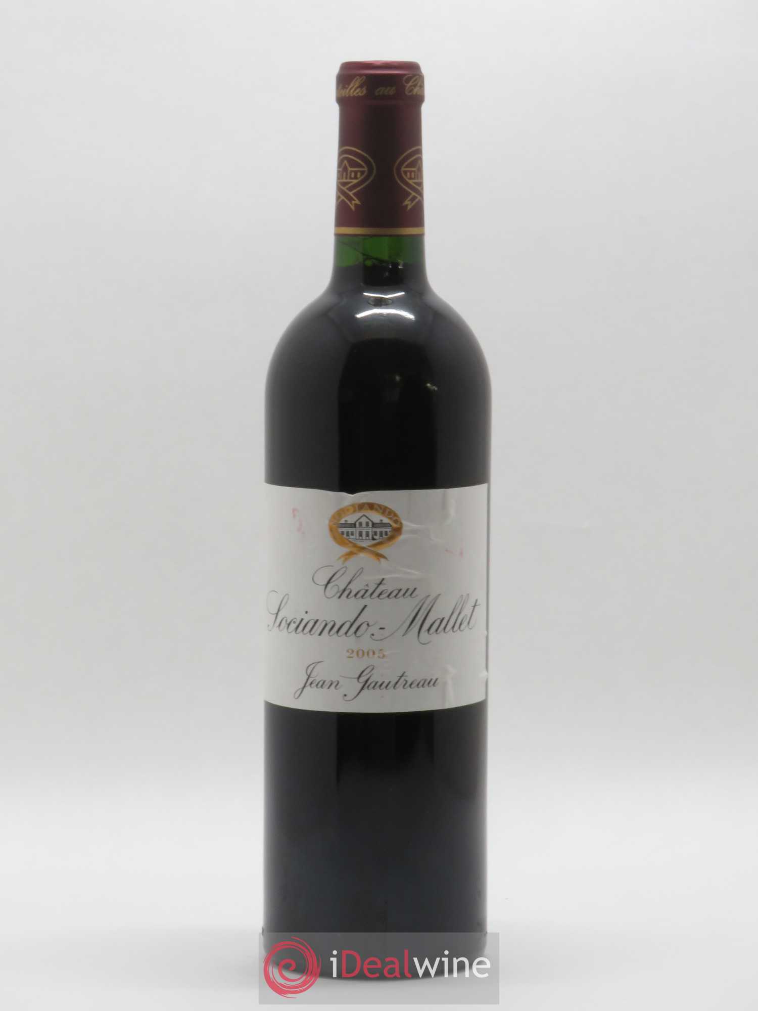Château Sociando Mallet 2005 - Lot de 1 bouteille - 0