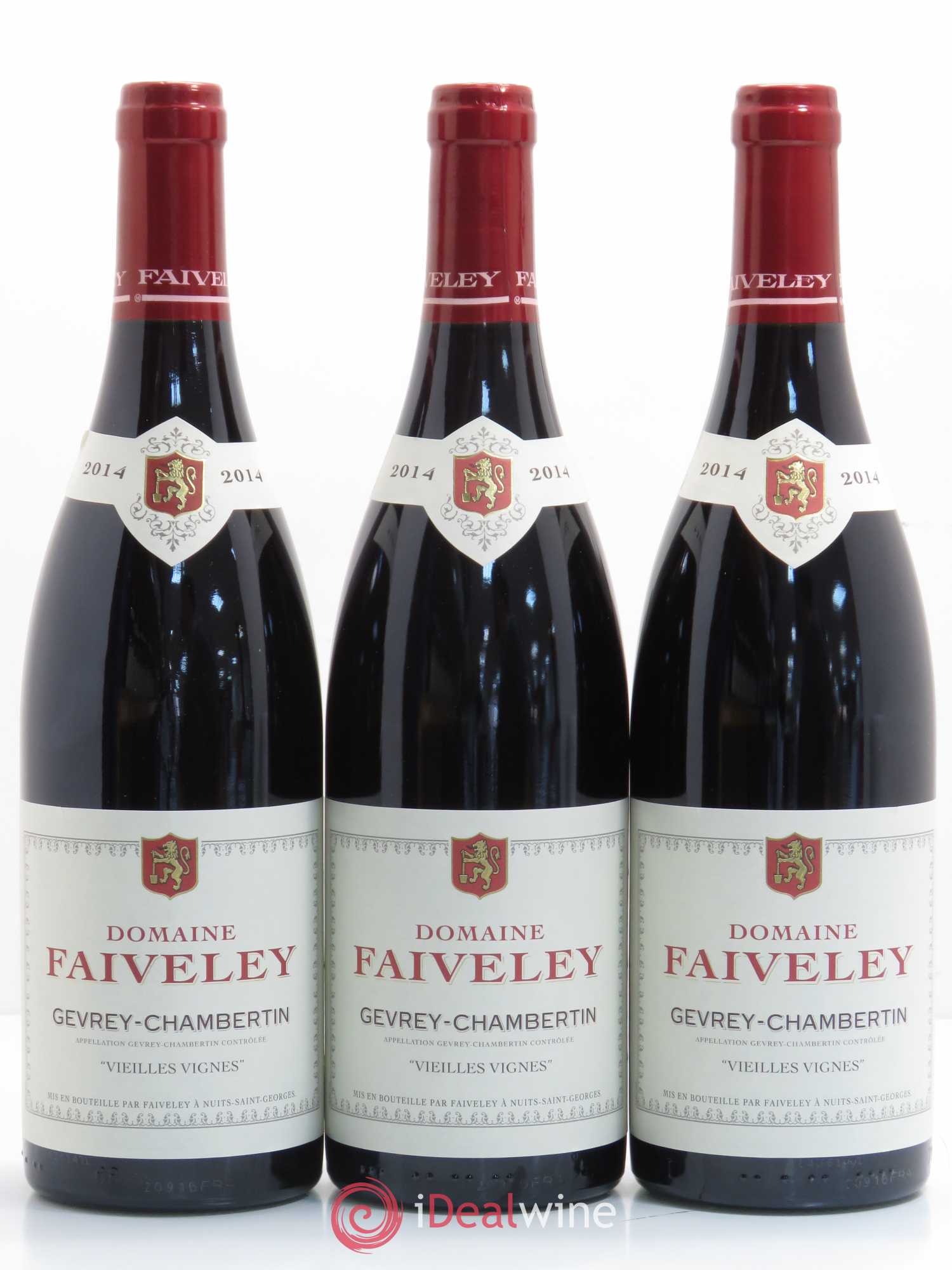 Gevrey-Chambertin Vieilles vignes Faiveley 2014 - Posten von 3 Flaschen - 0