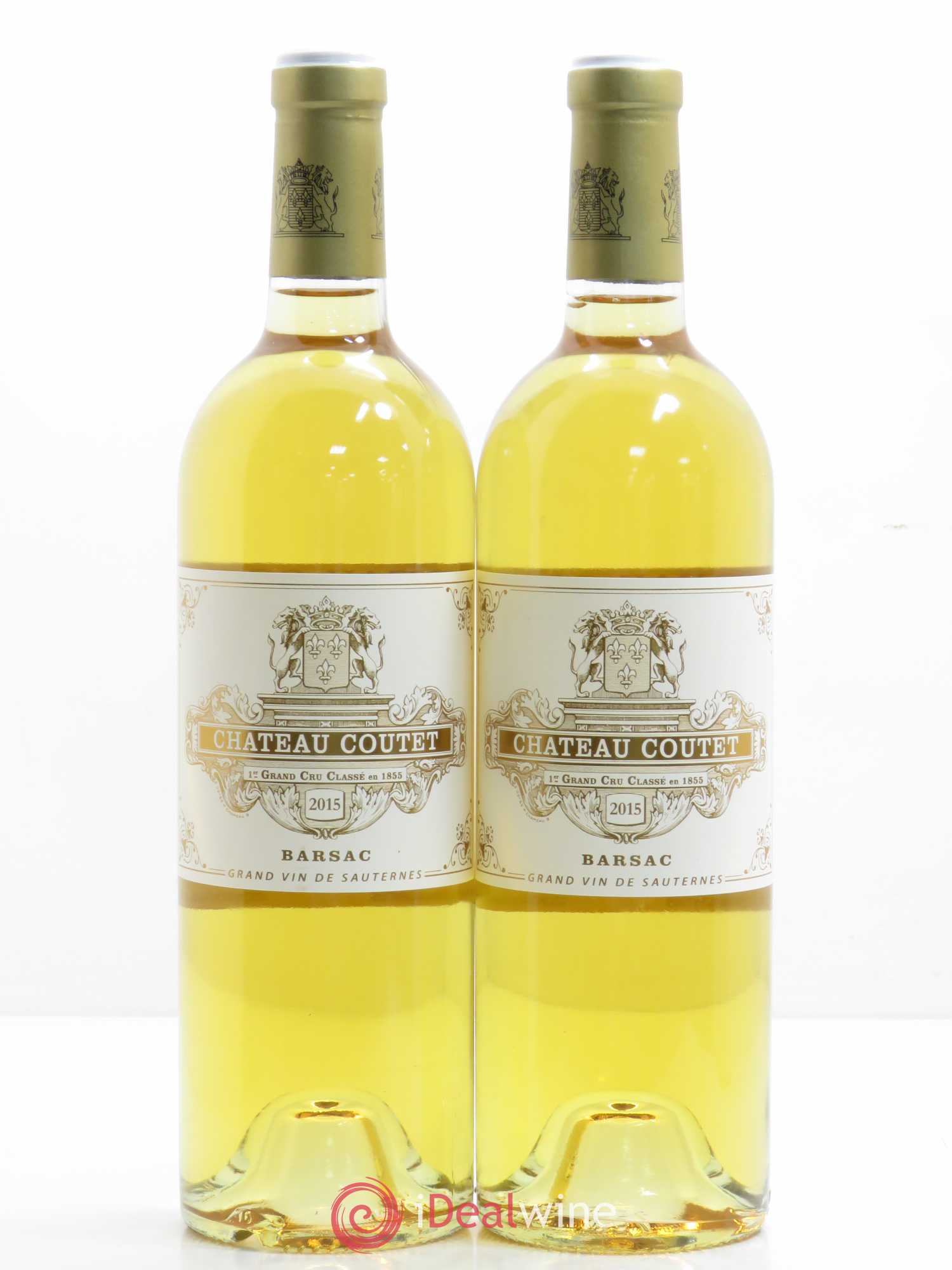 Château Coutet 1er Grand Cru Classé 2015 - Lotto di 2 bottiglie - 0