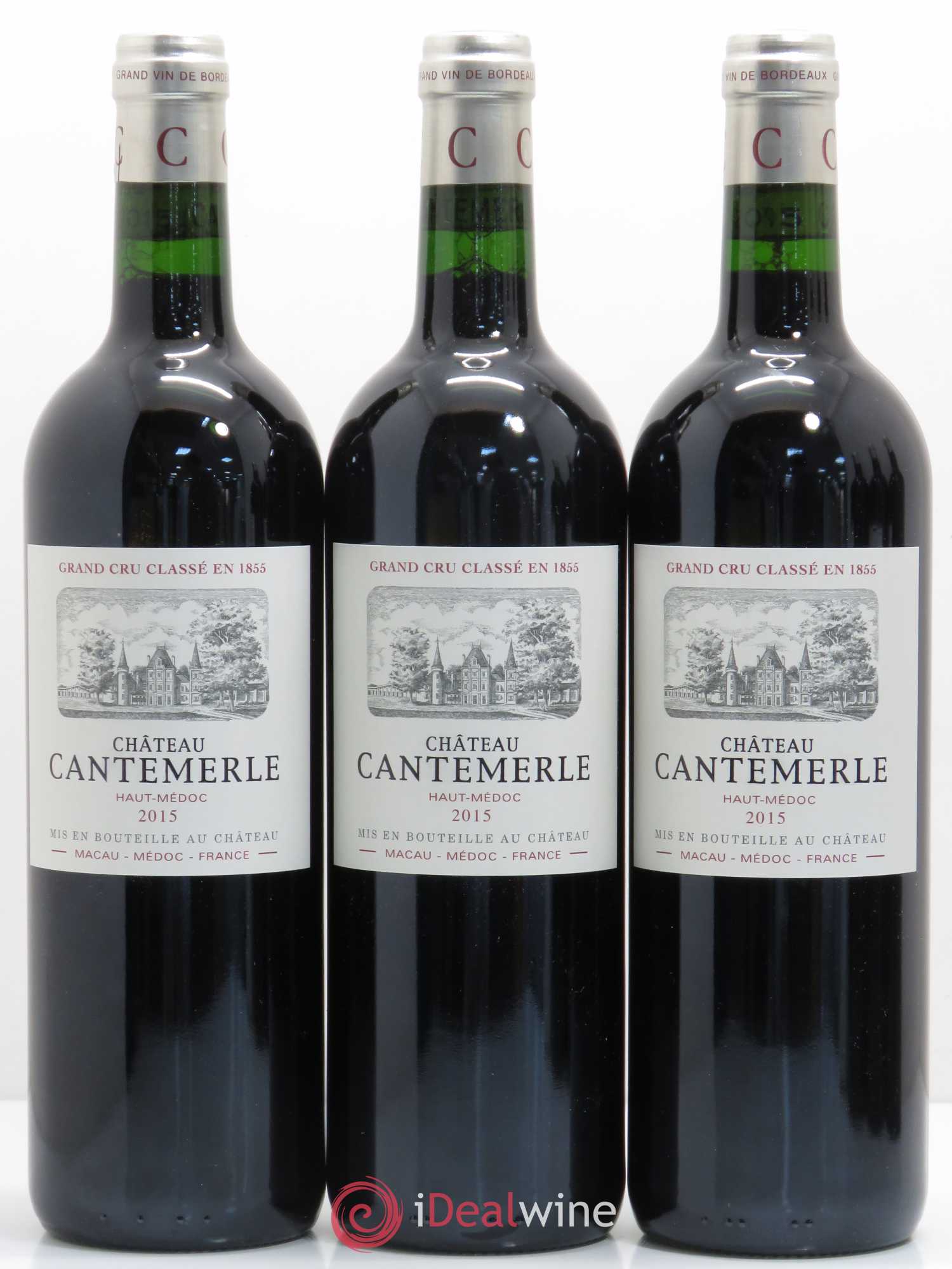 Château Cantemerle 5ème Grand Cru Classé 2015 - Lot de 6 bouteilles - 1
