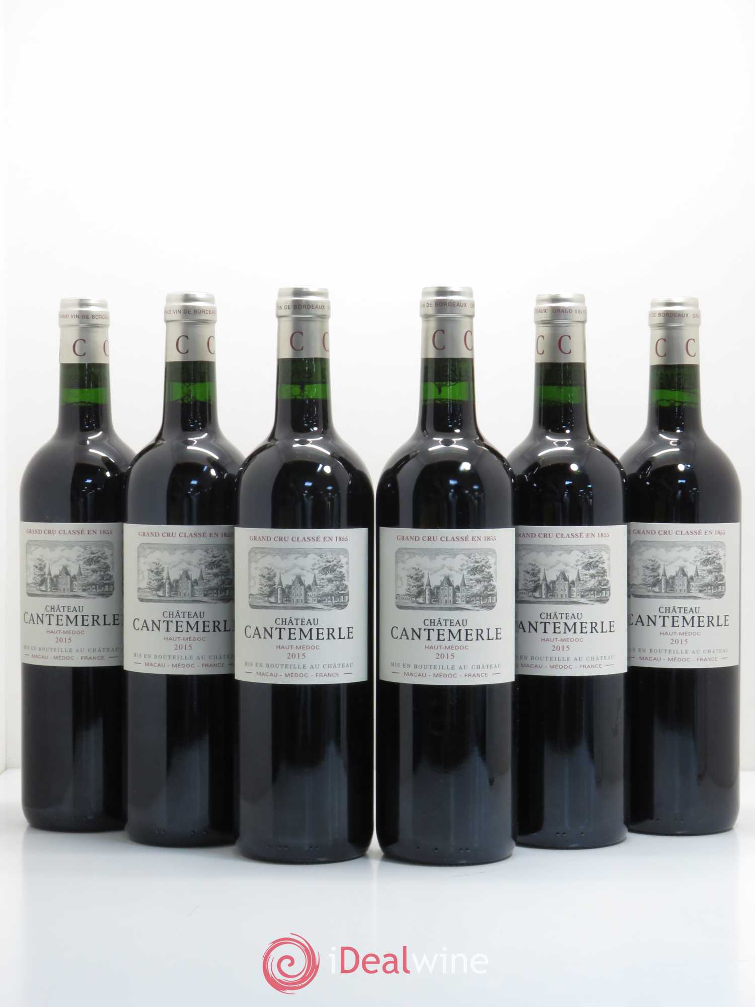 Château Cantemerle 5ème Grand Cru Classé 2015 - Lot de 6 bouteilles - 0