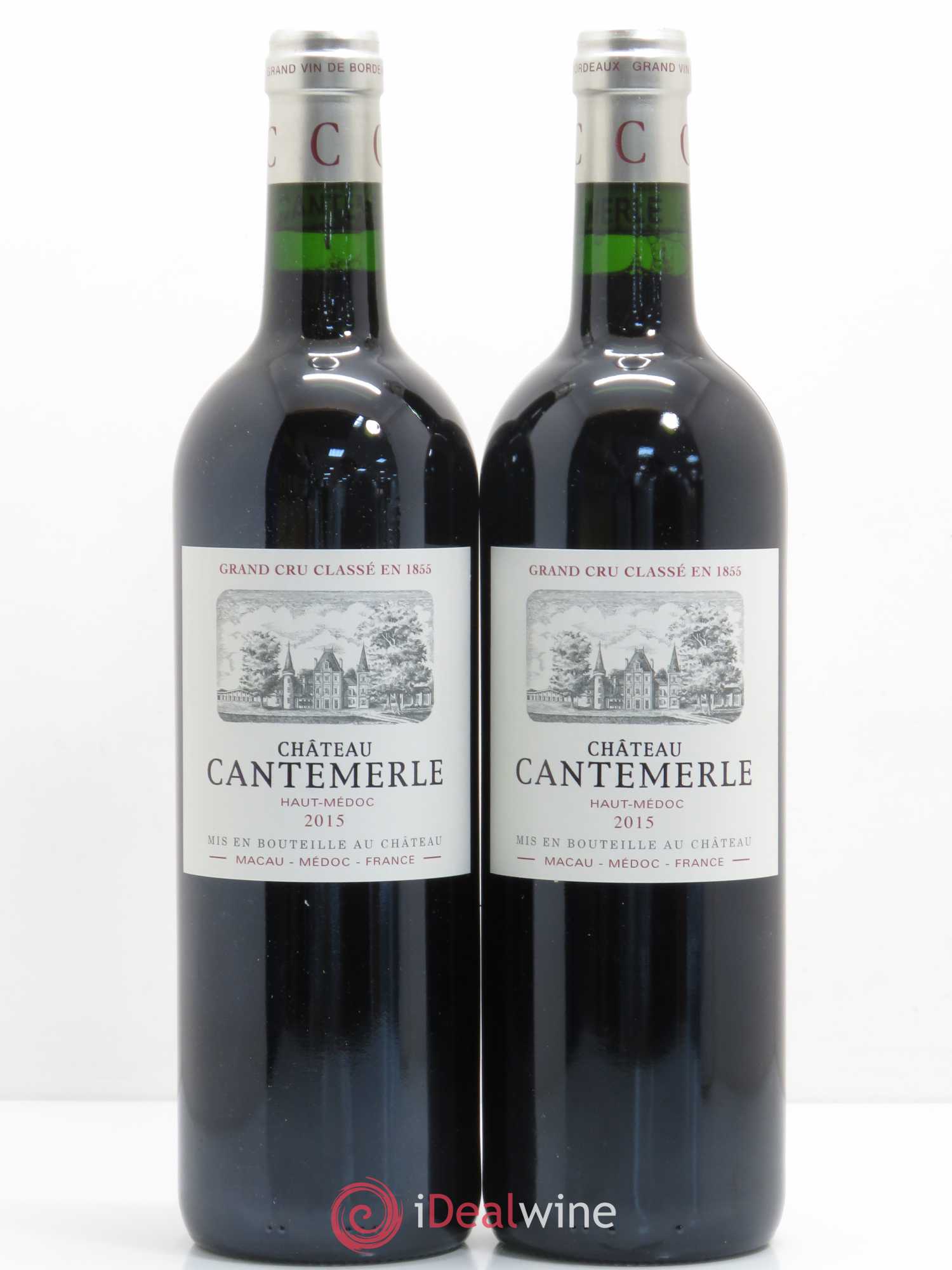 Château Cantemerle 5ème Grand Cru Classé 2015 - Lot de 2 bouteilles - 0