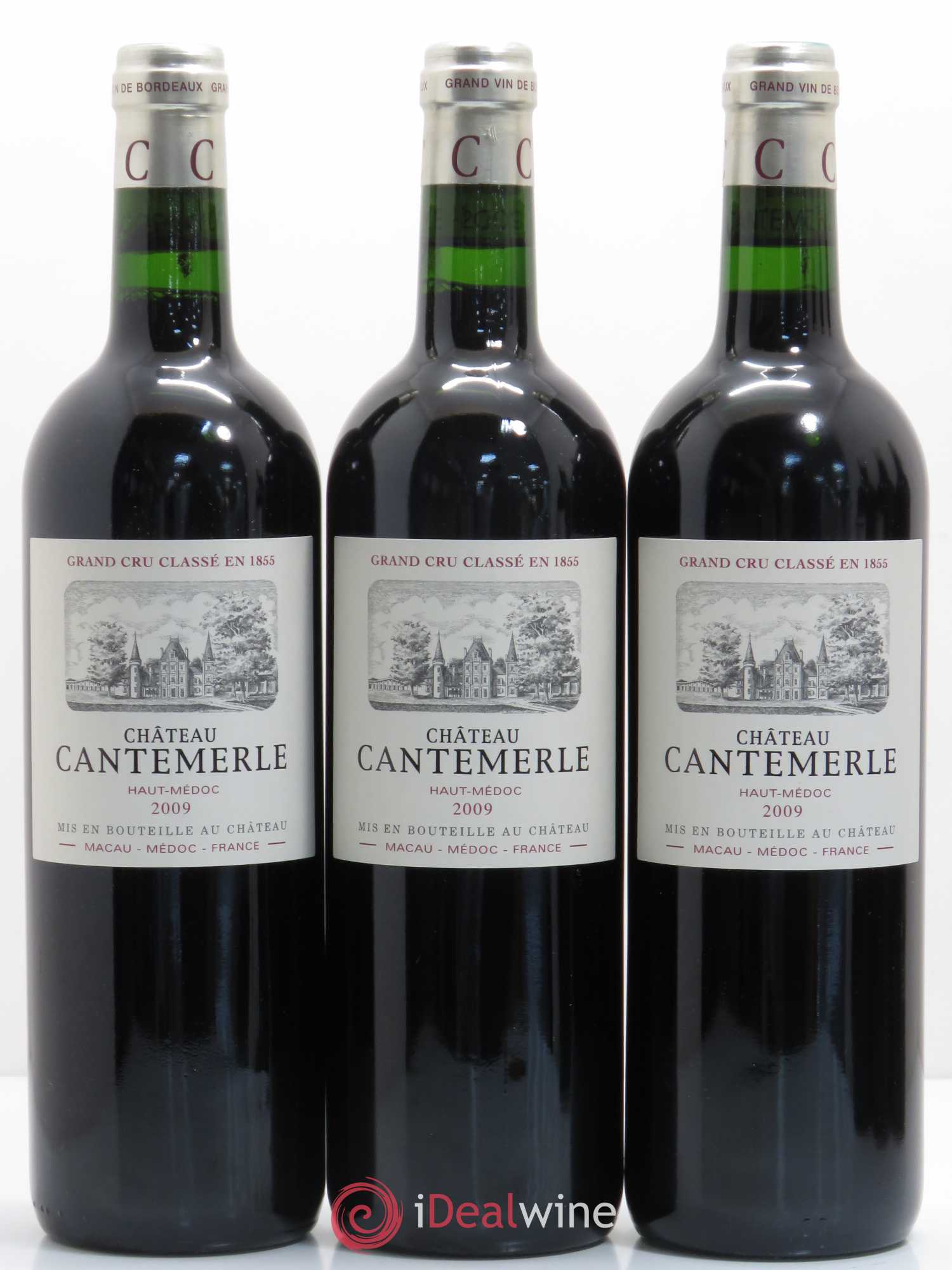 Château Cantemerle 5ème Grand Cru Classé 2009 - Lot de 6 bouteilles - 1