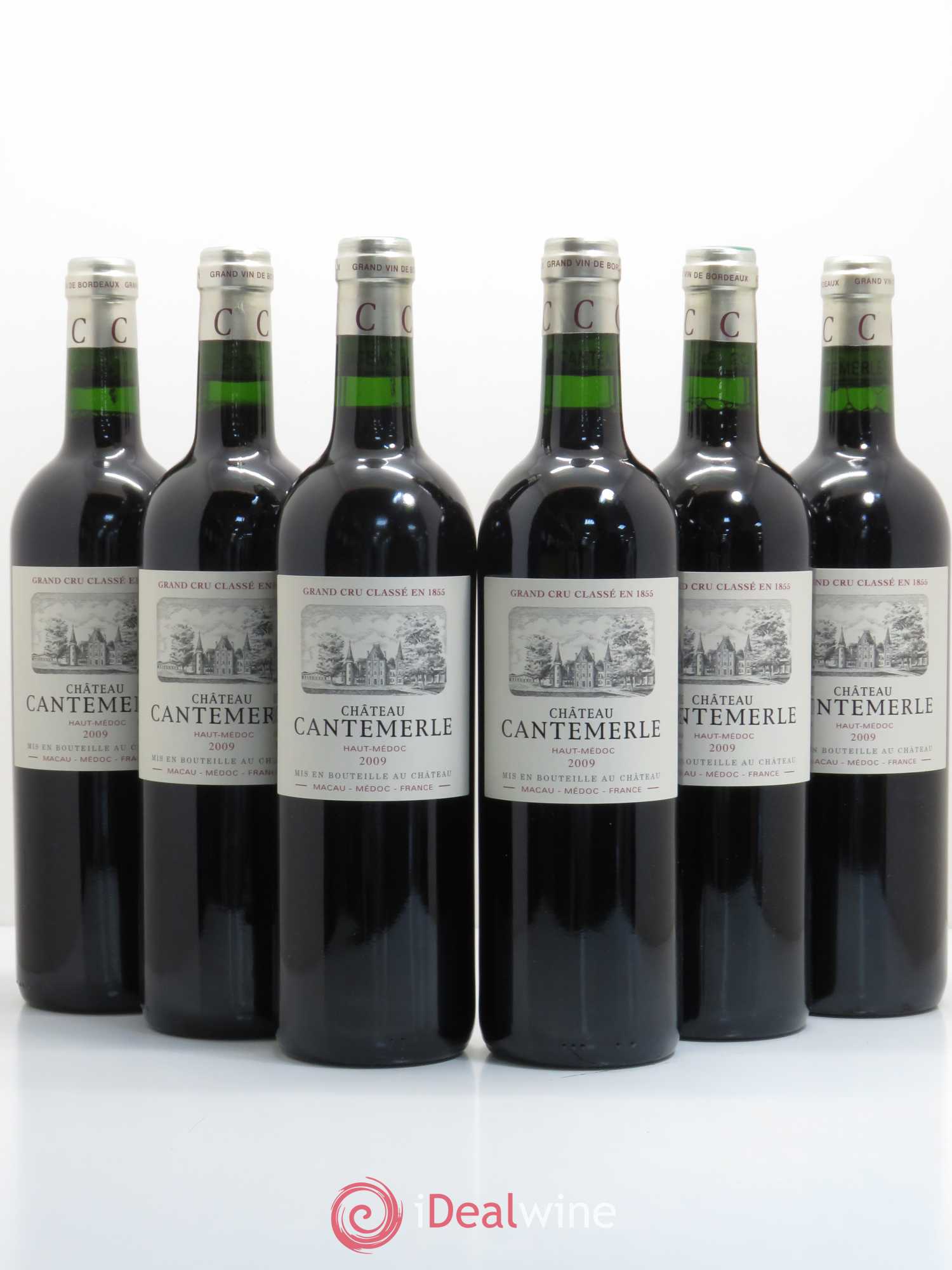 Château Cantemerle 5ème Grand Cru Classé 2009 - Lot de 6 bouteilles - 0