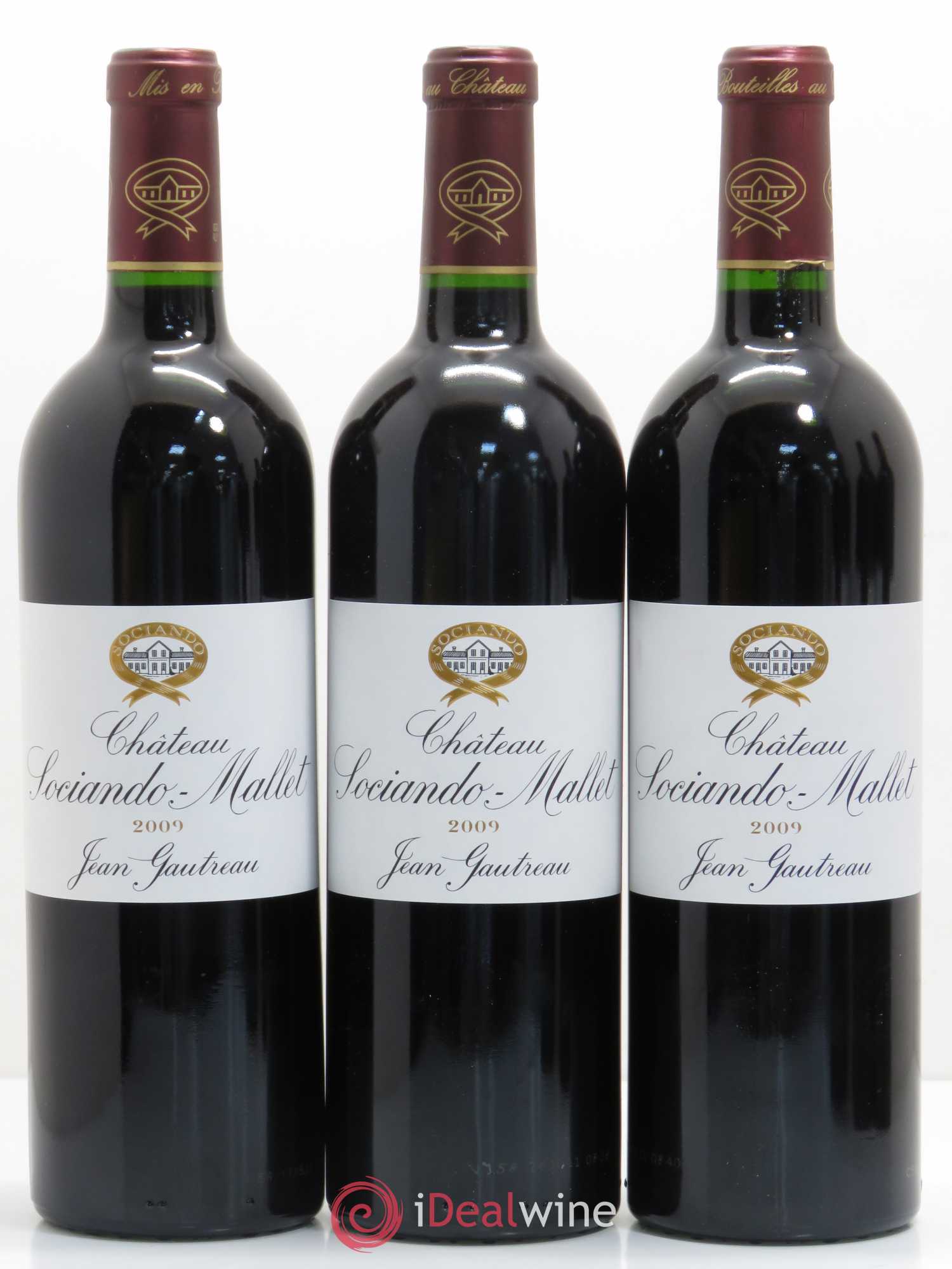 Château Sociando Mallet 2009 - Lot de 6 bouteilles - 1