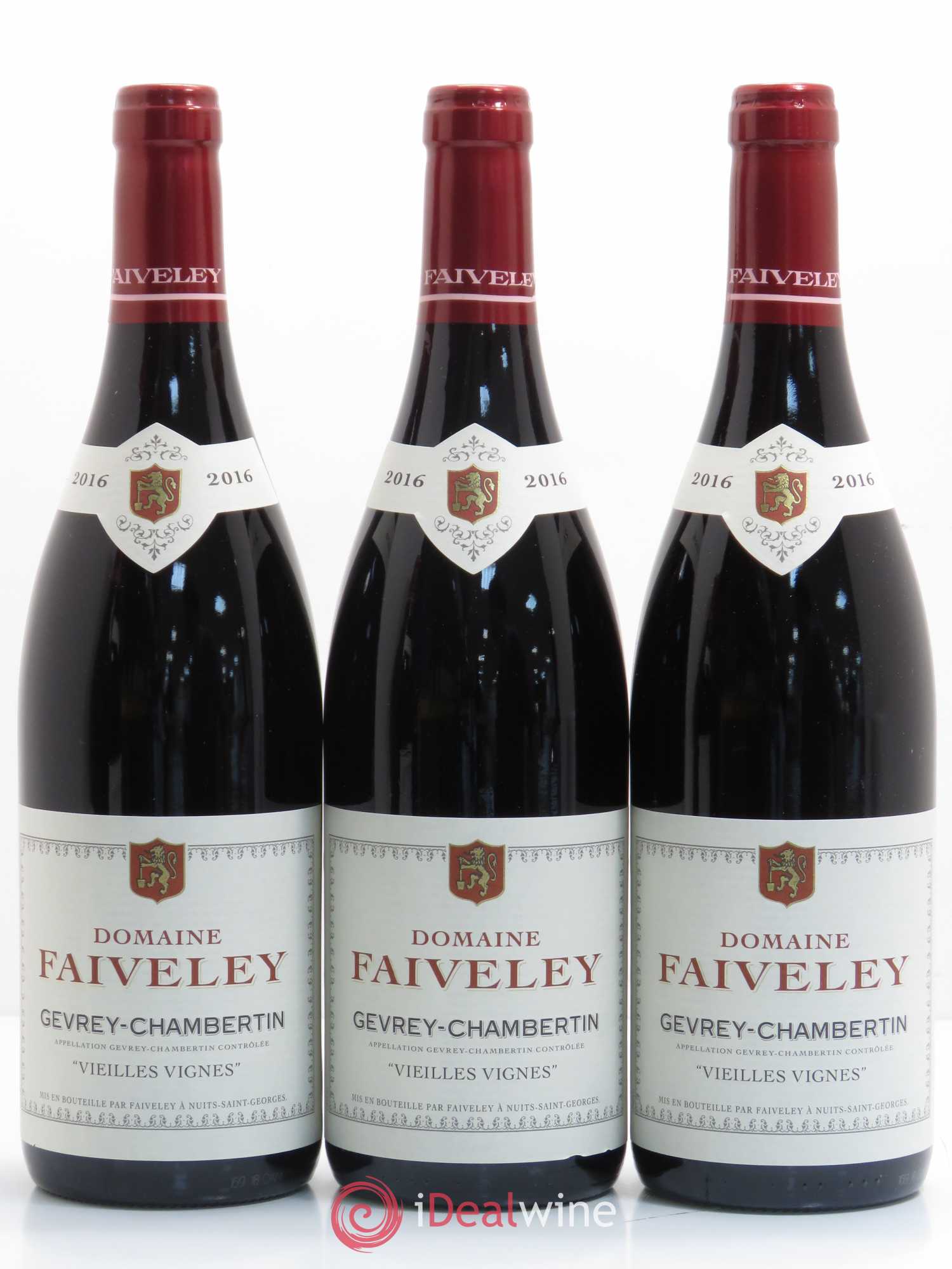 Gevrey-Chambertin Vieilles vignes Faiveley 2016 - Posten von 3 Flaschen - 0