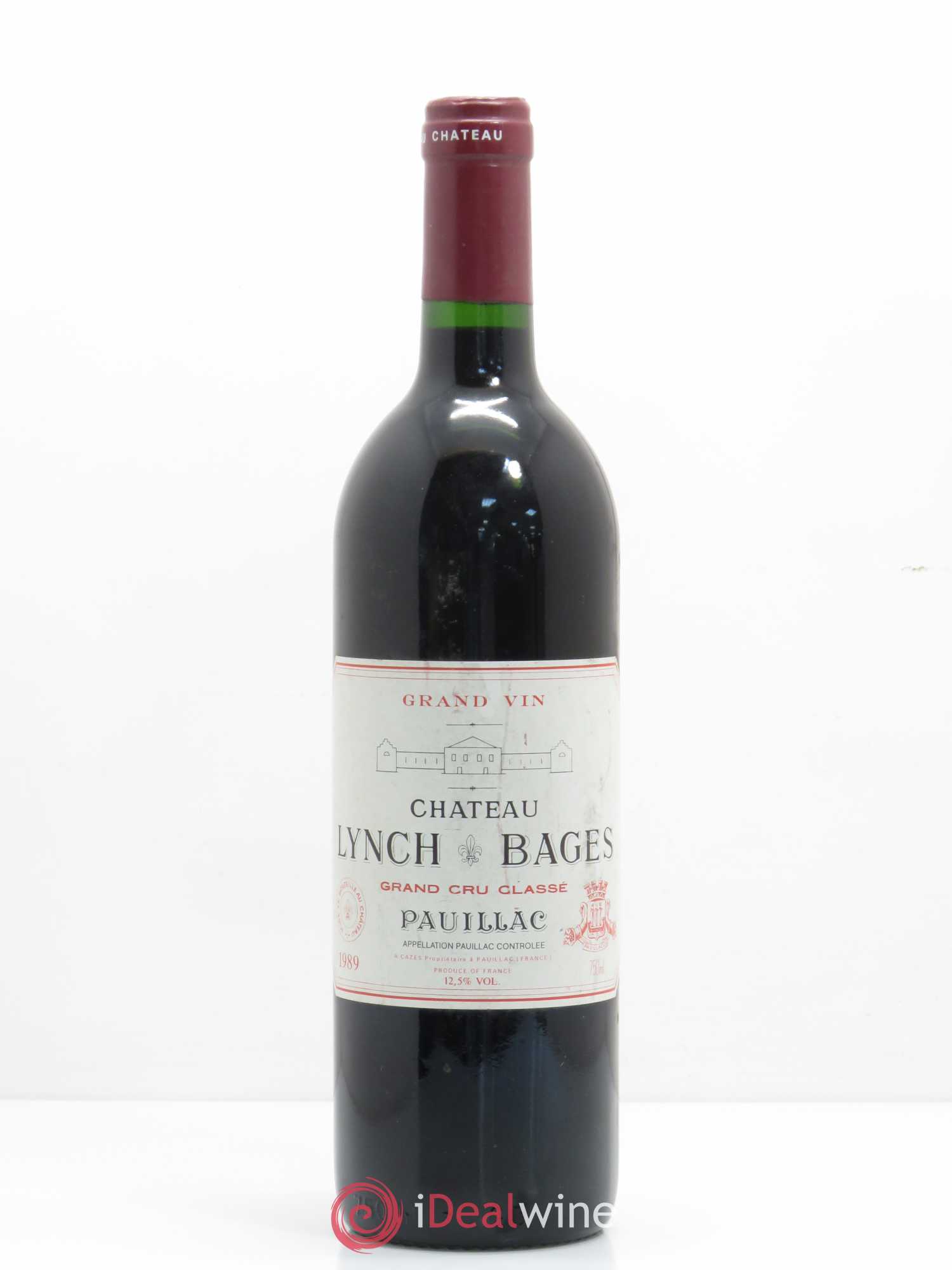 Château Lynch Bages 5ème Grand Cru Classé 1989 - Lot de 1 bouteille - 0