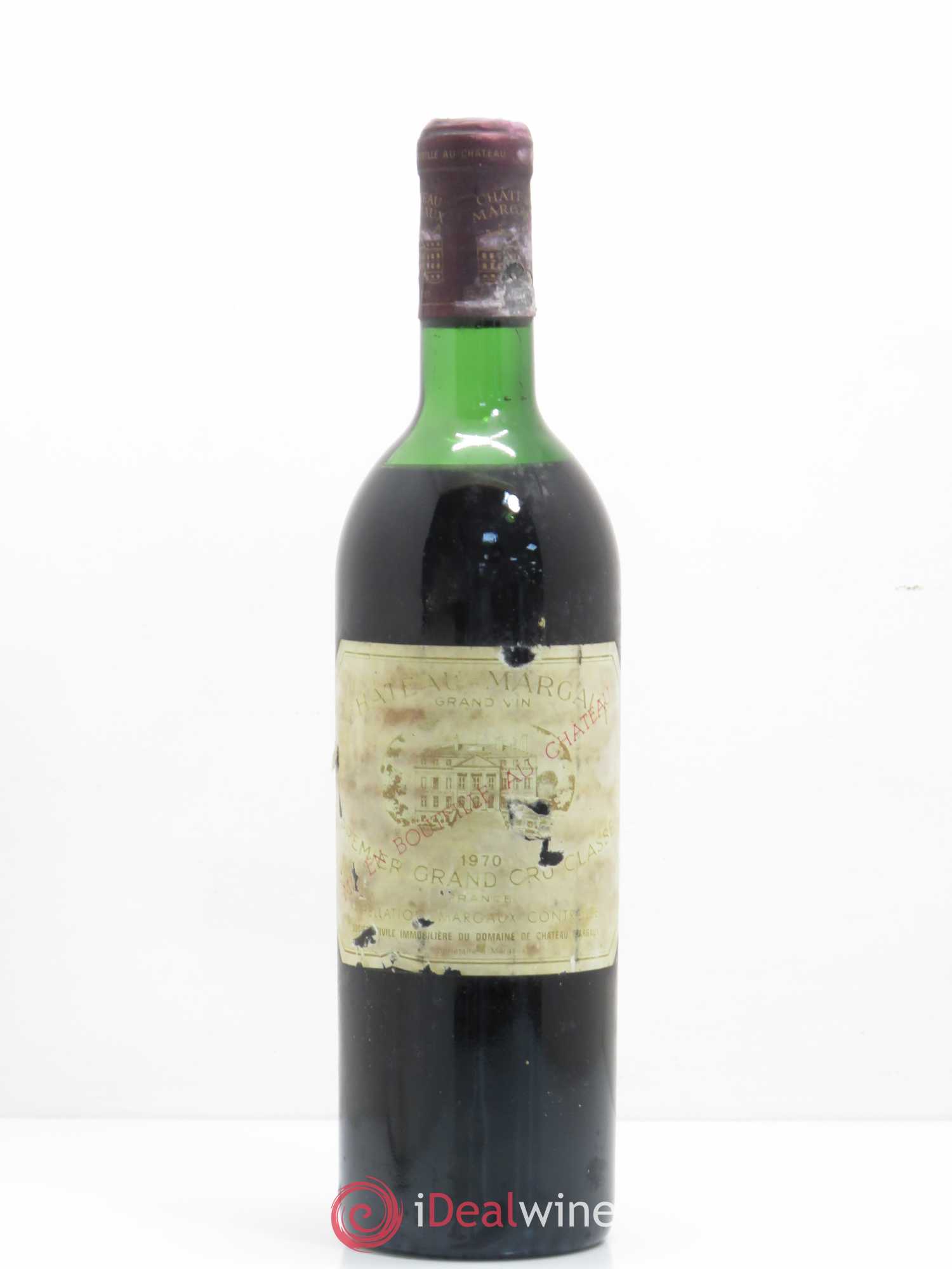 Château Margaux 1er Grand Cru Classé 1970 - Lot de 1 bouteille - 0