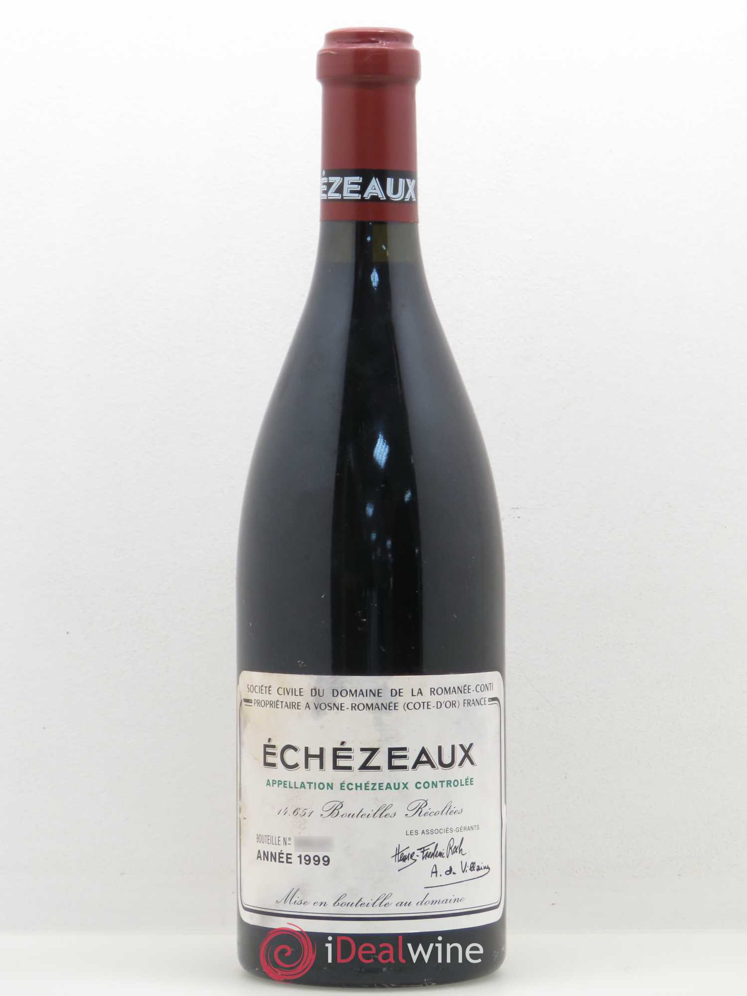 Echezeaux Grand Cru Domaine de la Romanée-Conti 1999 - Lot de 1 bouteille - 0