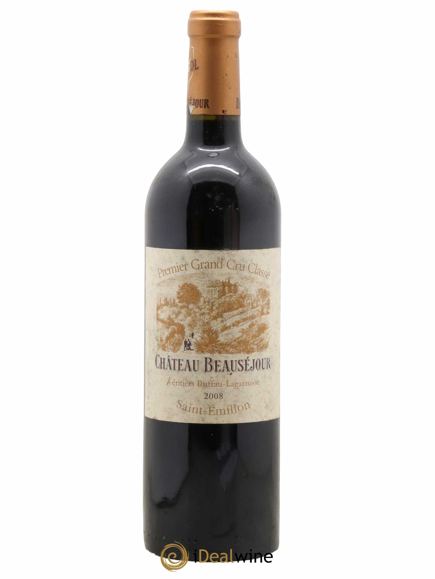 Château Beauséjour (Duffau-Lagarrosse) 1er Grand Cru Classé B 2008 - Lot de 1 bouteille - 0