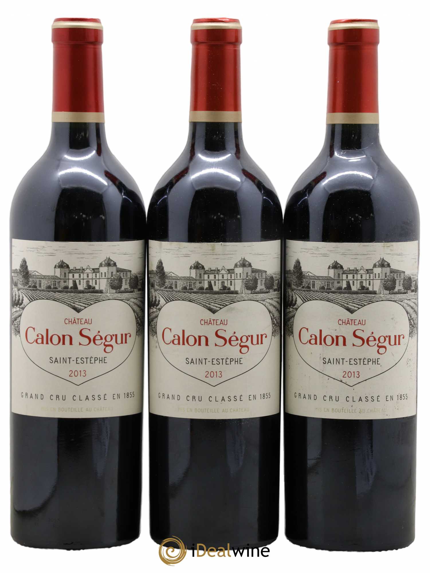 Château Calon Ségur 3ème Grand Cru Classé 2013 - Lot de 3 bouteilles - 0