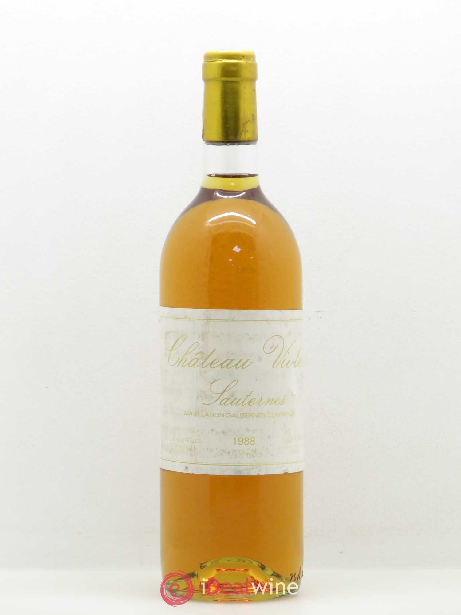Sauternes Château Violet 1988 - Lotto di 1 bottiglia - 0