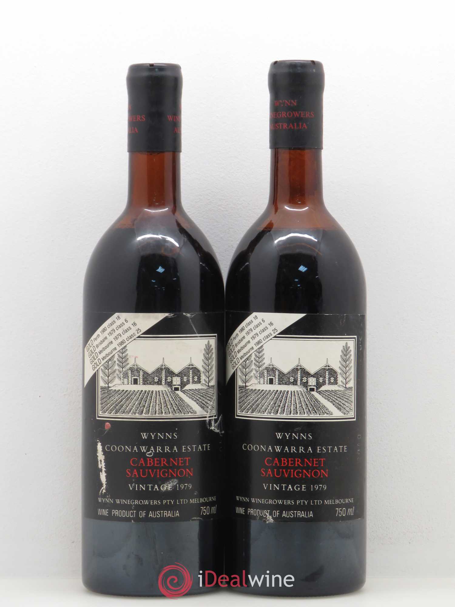 Australie Wynns Coonawarra Estate Black Label Cabernet Sauvignon 1979 - Posten von 2 Flaschen - 0
