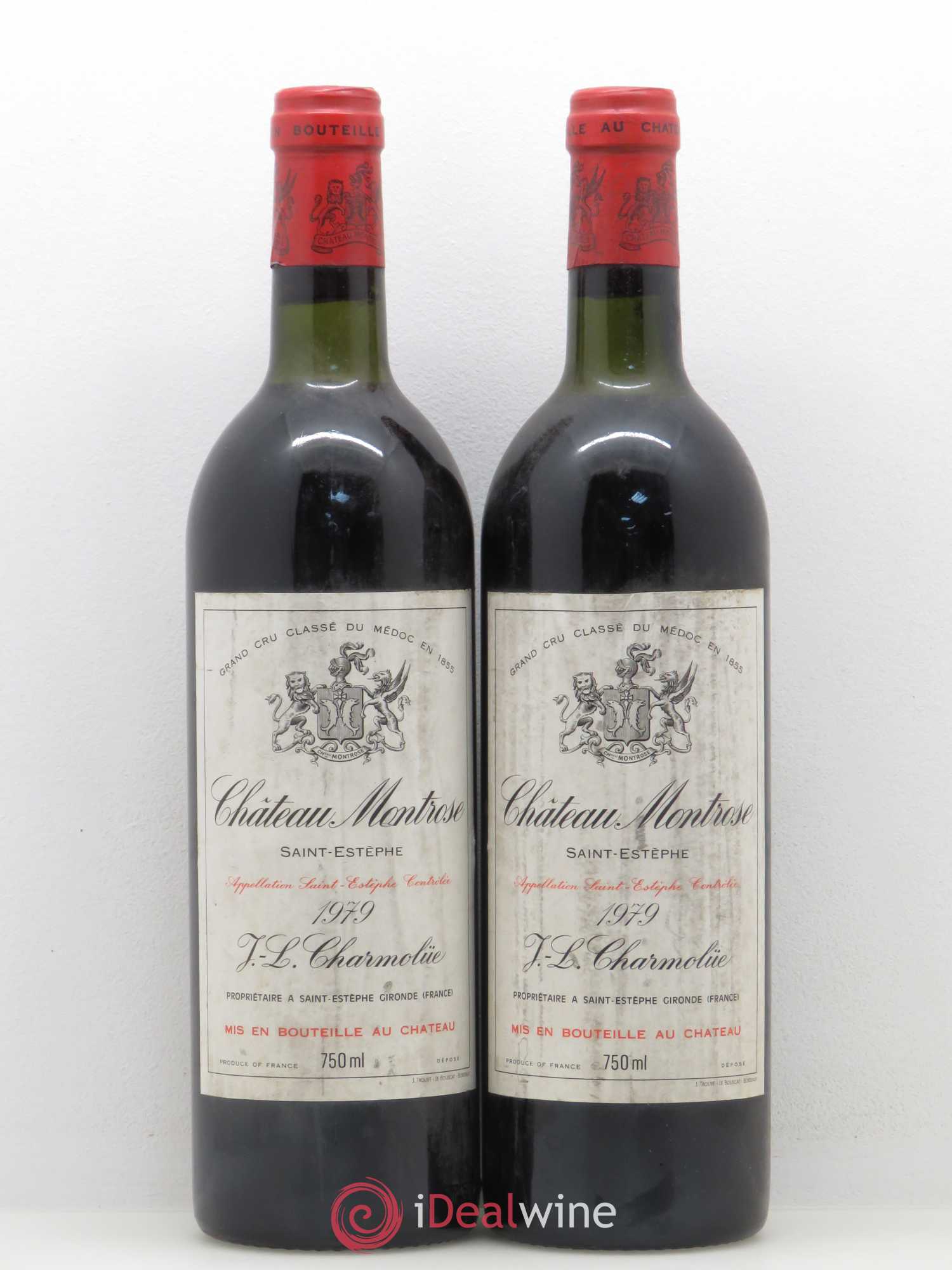 Château Montrose 2ème Grand Cru Classé 1979 - Lot de 2 bouteilles - 0