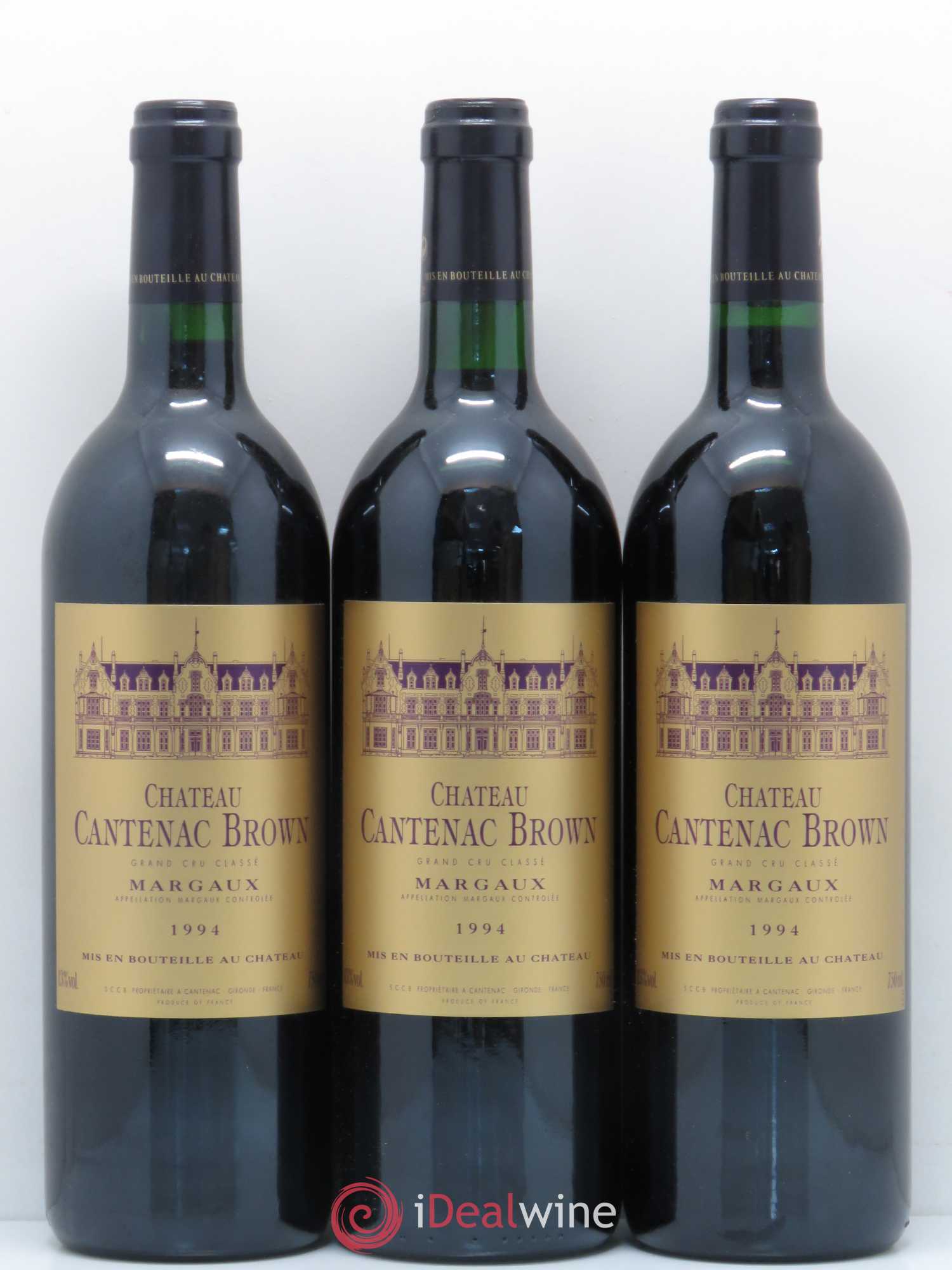 Château Cantenac Brown 3ème Grand Cru Classé 1994 - Lot de 6 bouteilles - 2