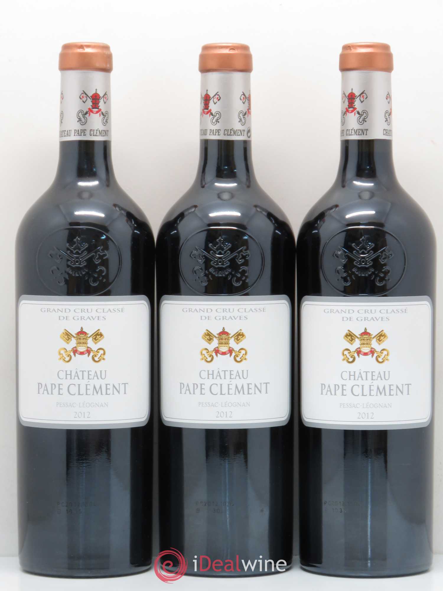 Château Pape Clément Cru Classé de Graves 2012 - Lot de 6 bouteilles - 1