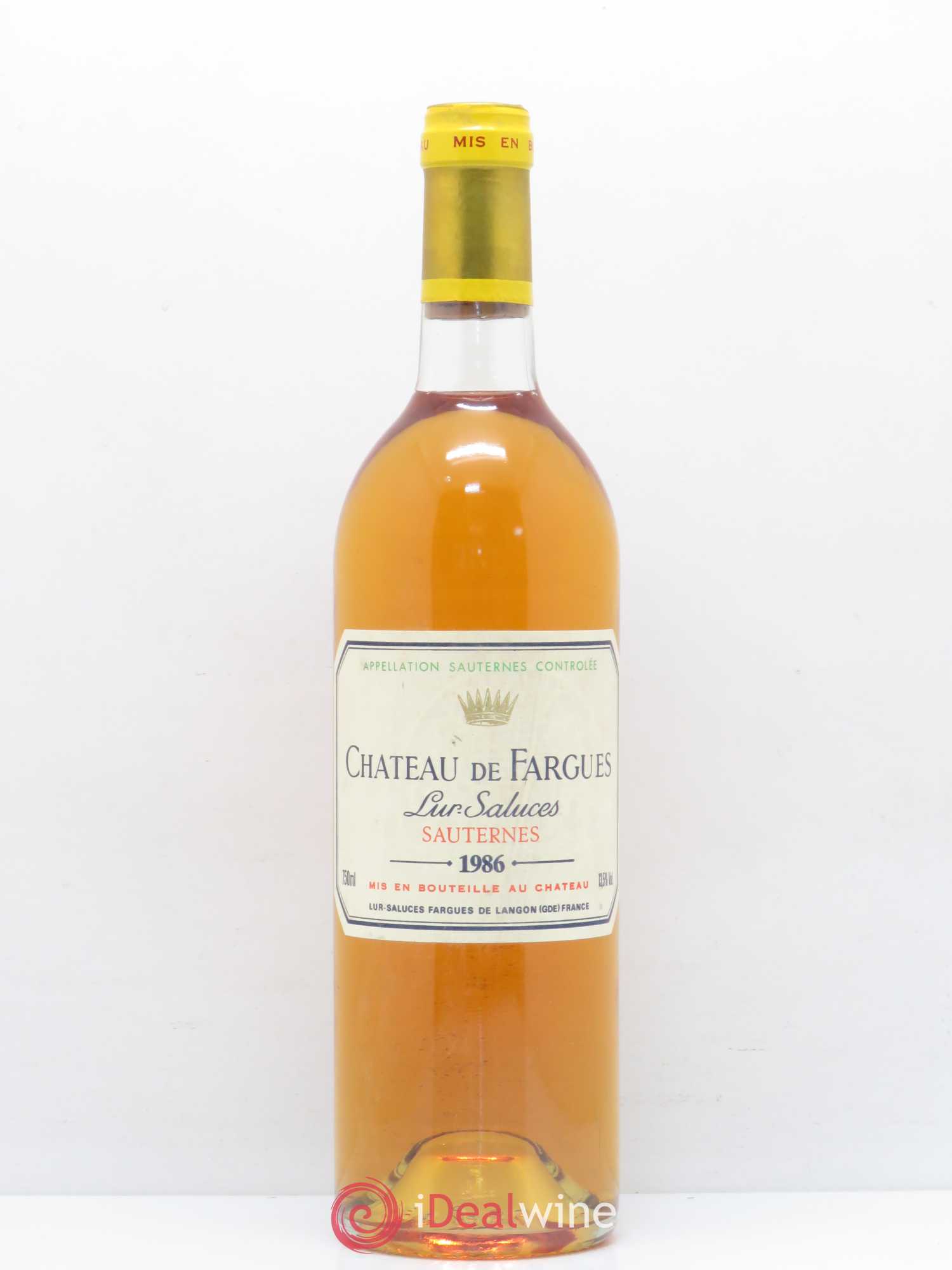 Château de Fargues 1986 - Lotto di 1 bottiglia - 0