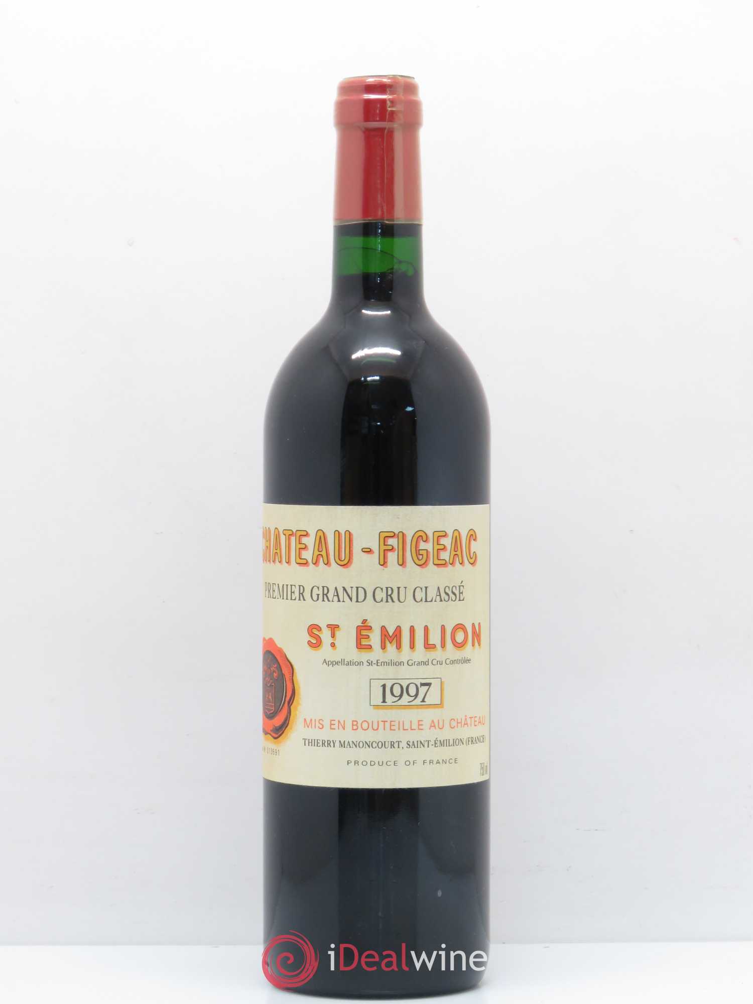 Château Figeac 1er Grand Cru Classé A 1997 - Lot de 1 bouteille - 0