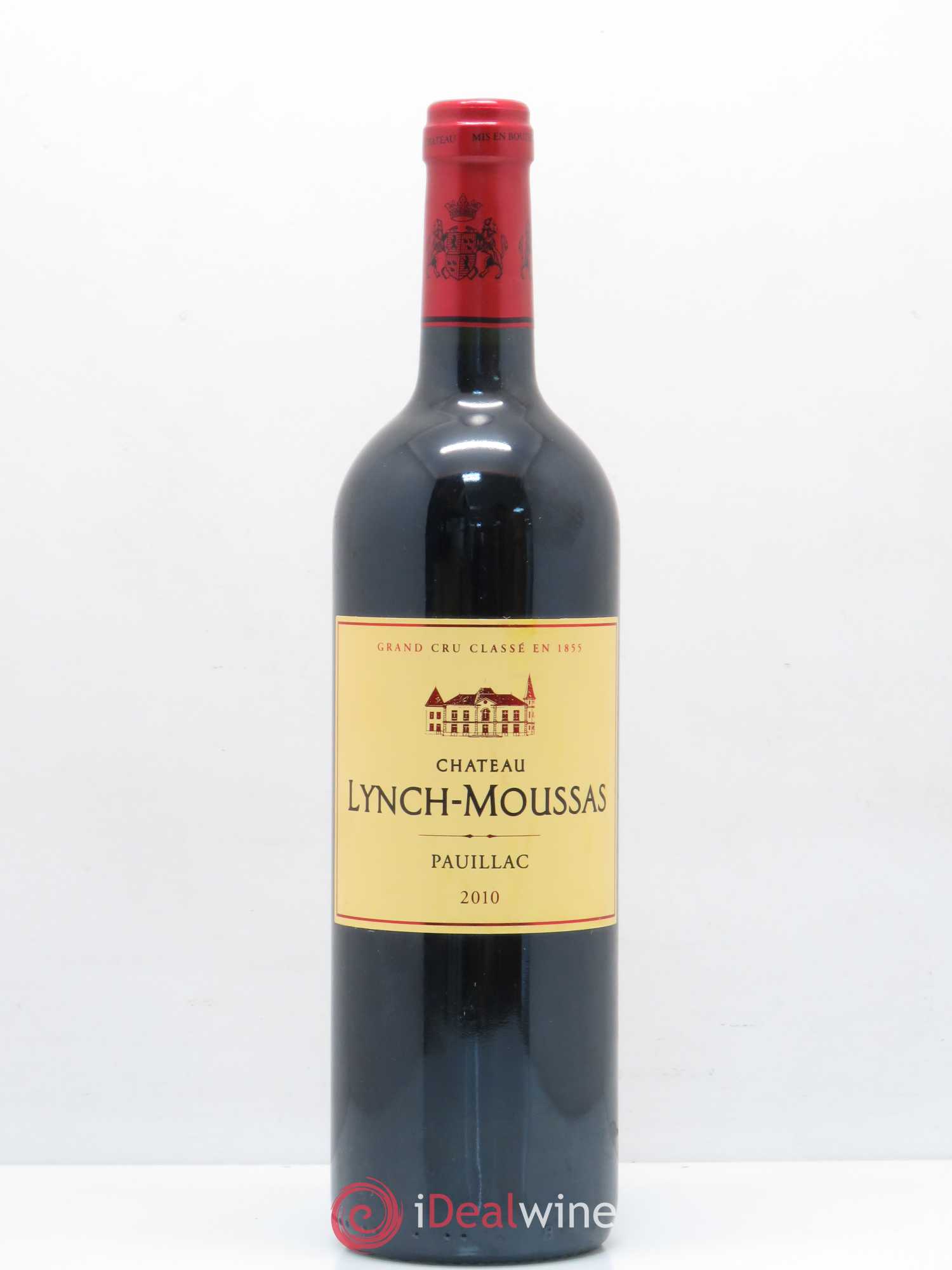 Château Lynch Moussas 5ème Grand Cru Classé 2010 - Lot de 1 bouteille - 0
