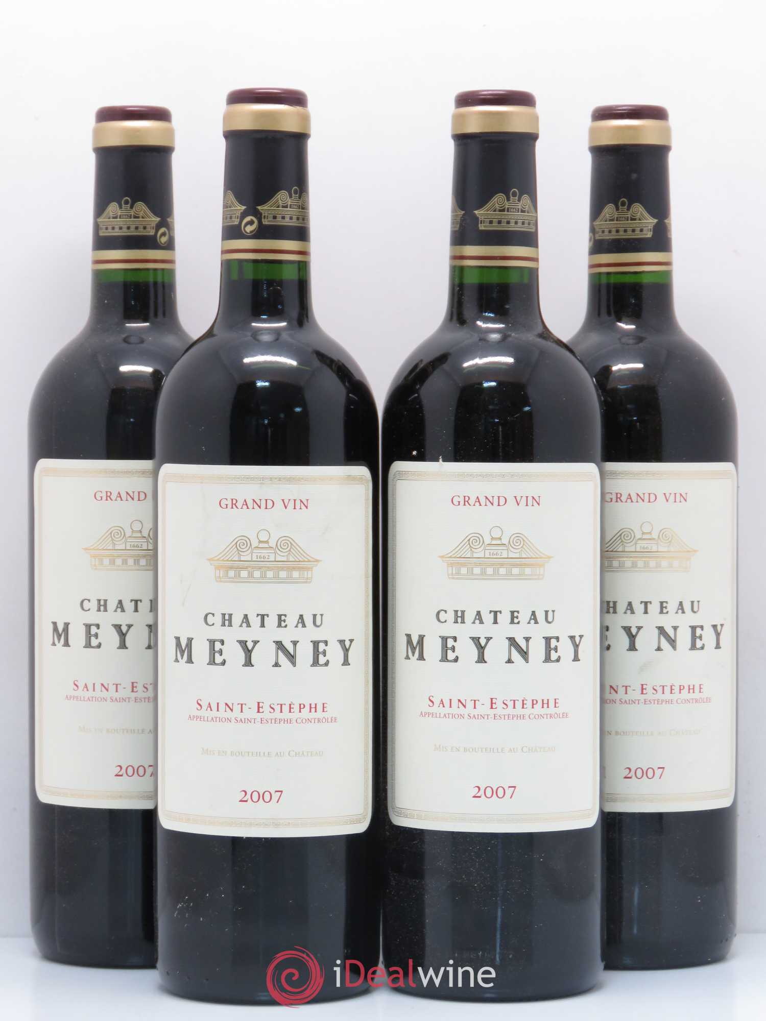 Château Meyney 2007 - Lot de 4 bouteilles - 0