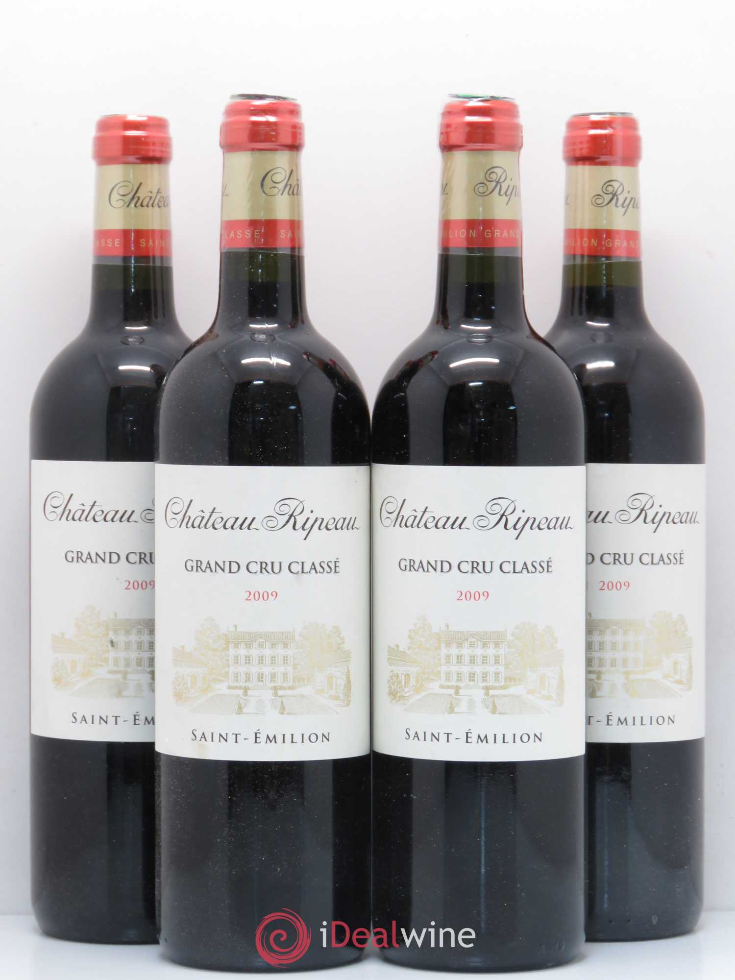 Château Ripeau Grand Cru Classé 2009 - Lot de 4 bouteilles - 0