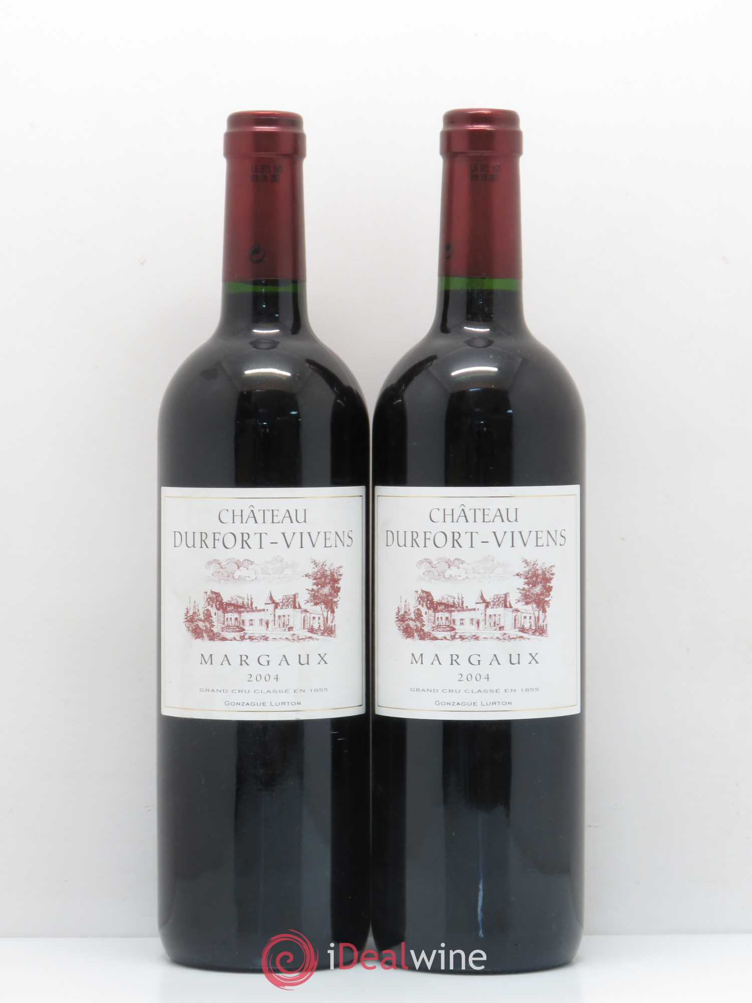 Château Durfort Vivens 2ème Grand Cru Classé 2004 - Lot de 2 bouteilles - 0
