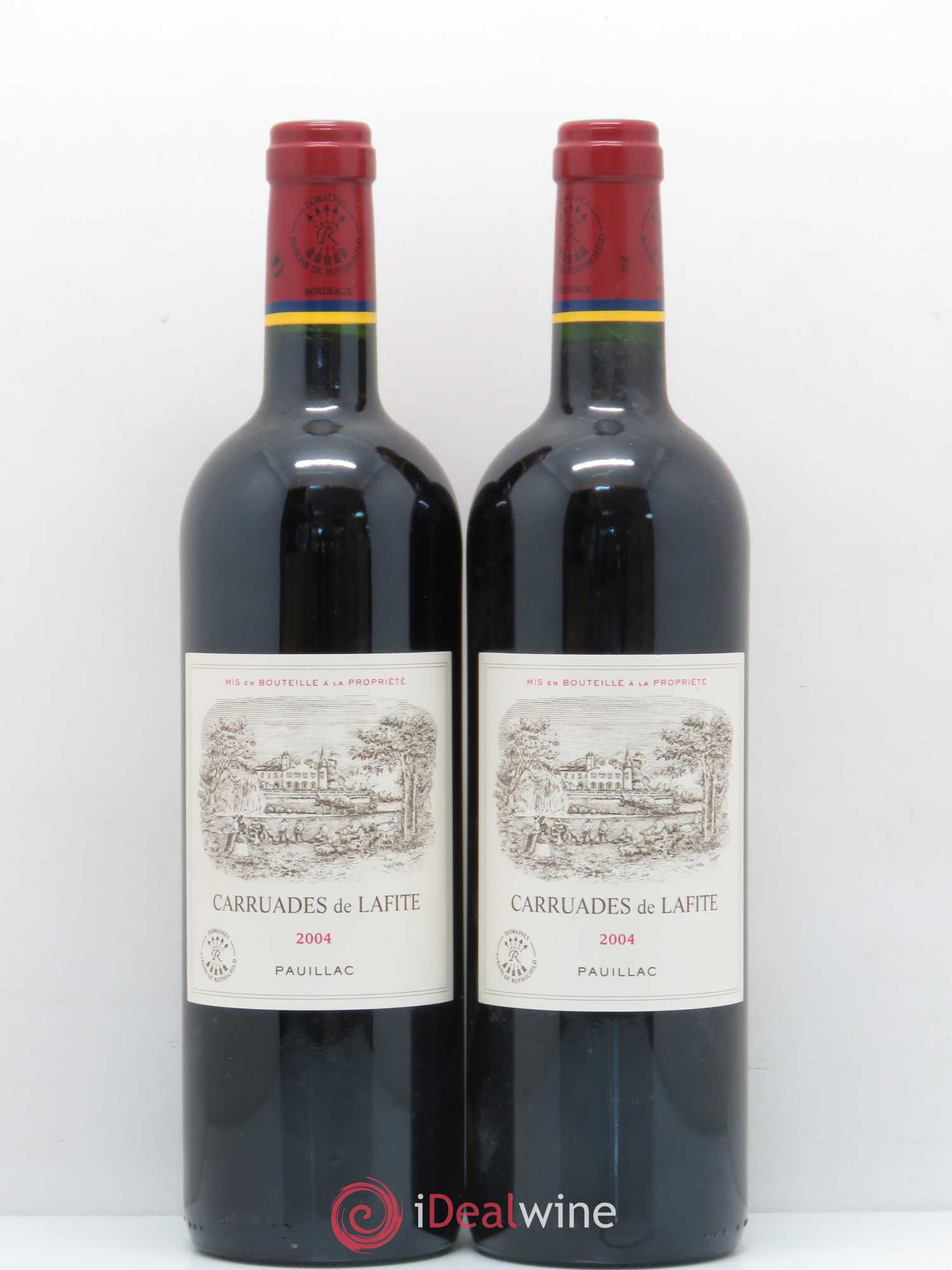 Carruades de Lafite Rothschild Second Vin 2004 - Lot de 2 bouteilles - 0