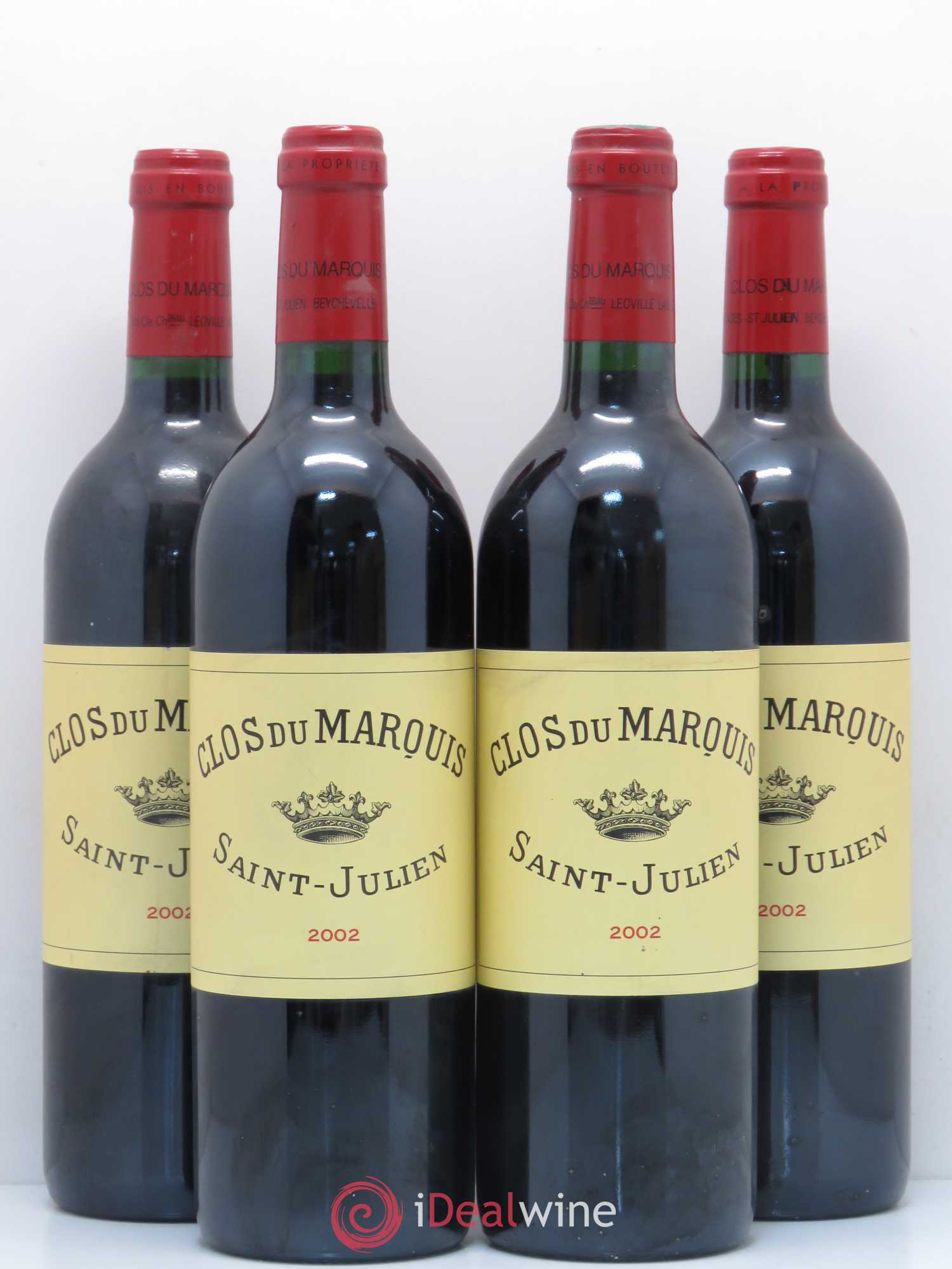 Clos du Marquis 2002 - Lot de 4 bouteilles - 0
