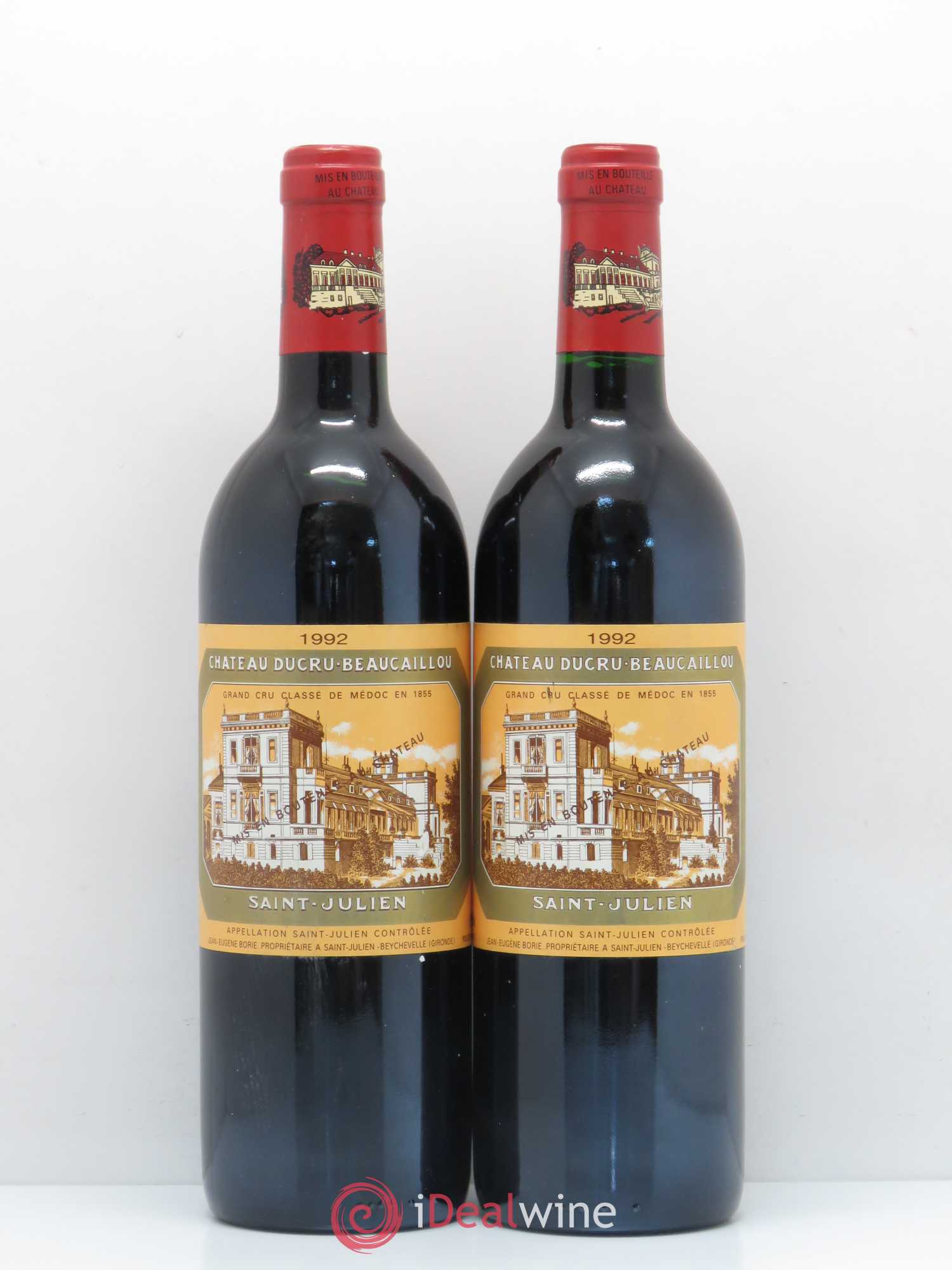 Château Ducru Beaucaillou 2ème Grand Cru Classé 1992 - Lot de 2 bouteilles - 0