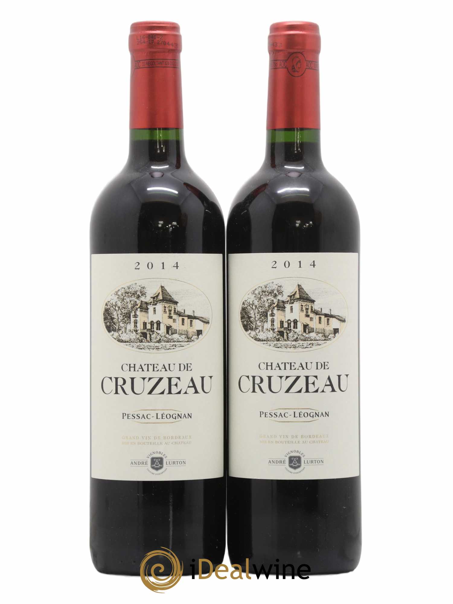 Château de Cruzeau 2014 - Lot de 2 bouteilles - 0