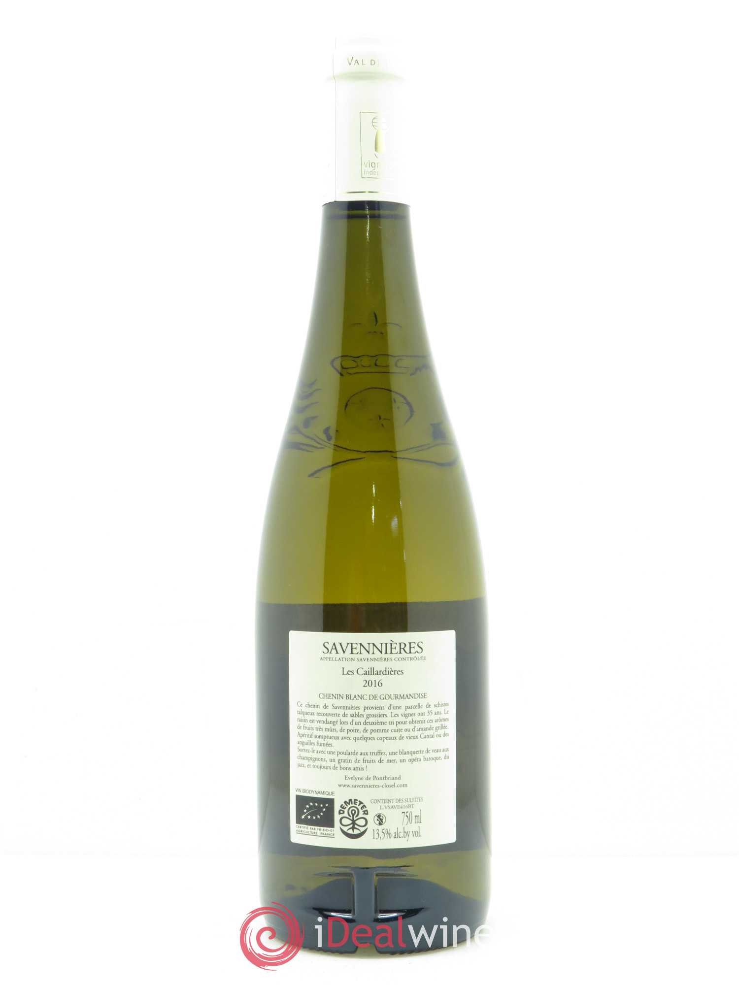Savennières Les Caillardières Domaine du Closel 2016 - Lot of 1 bottle - 1