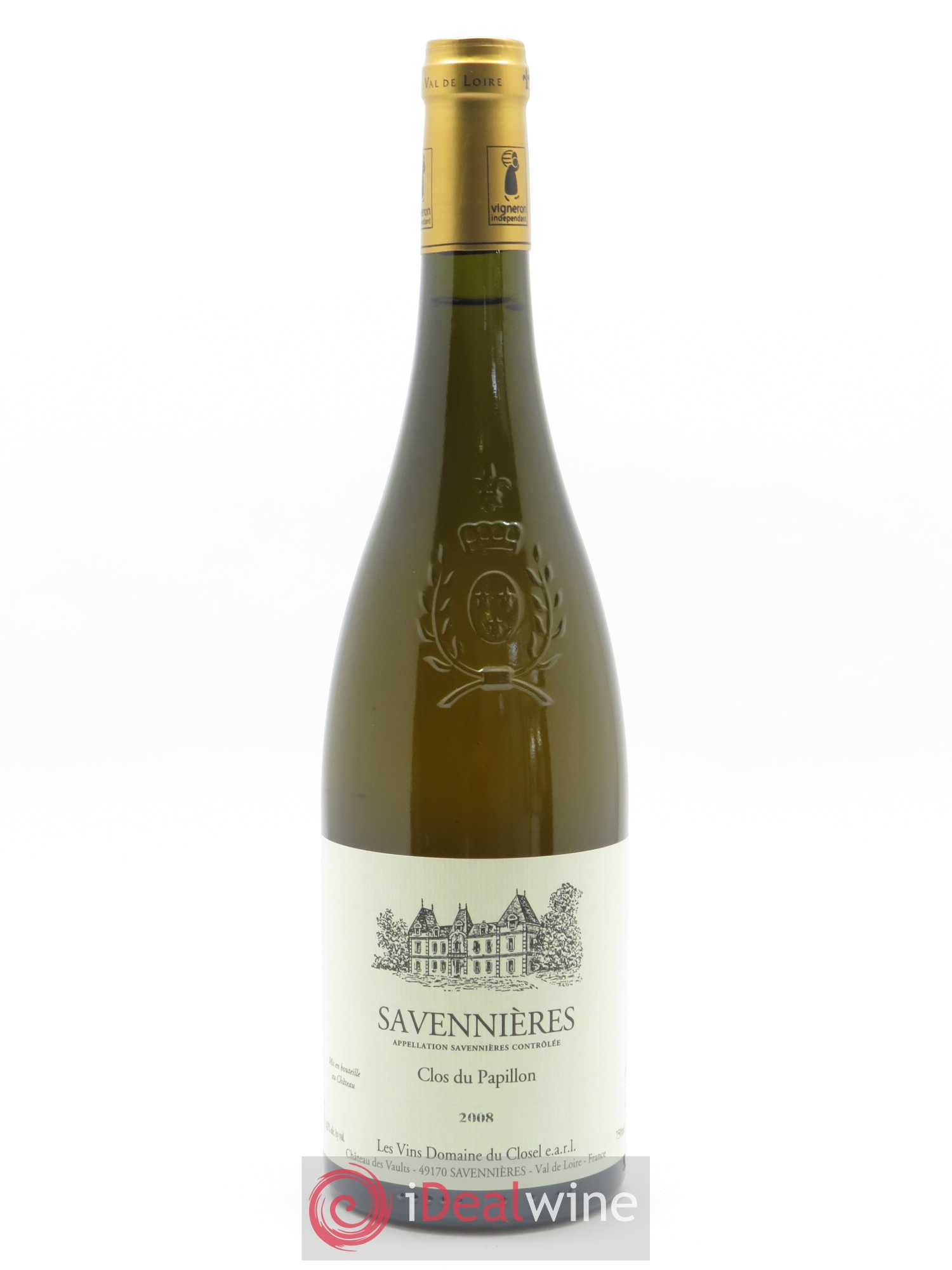 Savennières Clos du Papillon Domaine du Closel 2008 - Lot de 1 bouteille - 0