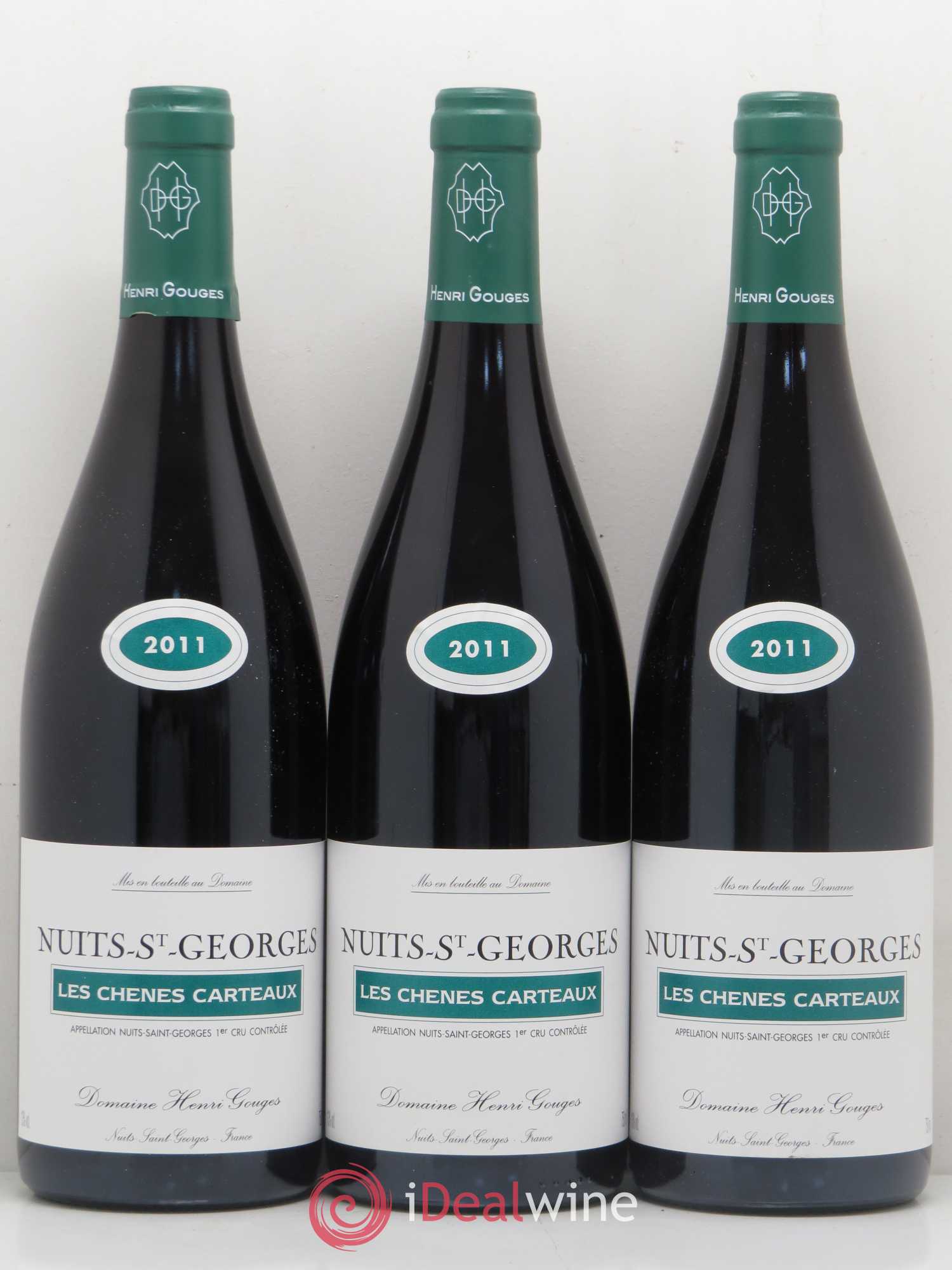 Nuits-Saint-Georges 1er Cru Les Chênes Carteaux Henri Gouges 2011 - Lot de 3 bouteilles - 0