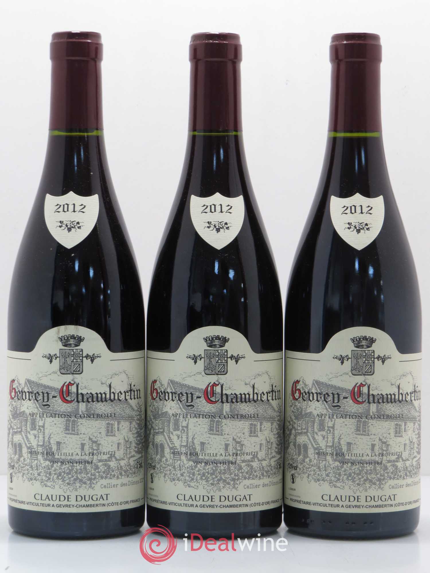 Gevrey-Chambertin Domaine Claude Dugat 2012 - Posten von 3 Flaschen - 0