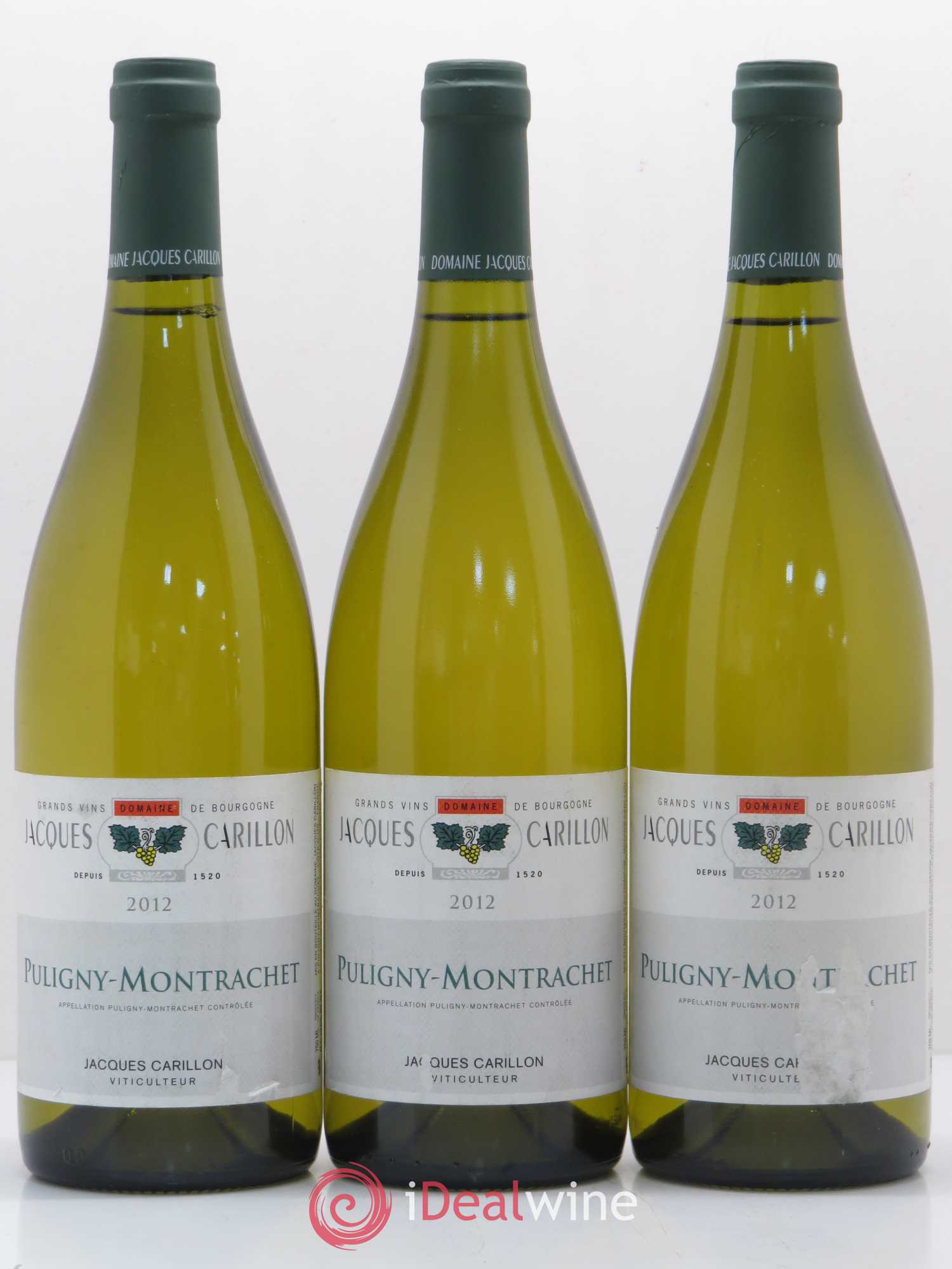 Puligny-Montrachet Domaine Jacques Carillon 2012 - Posten von 3 Flaschen - 0
