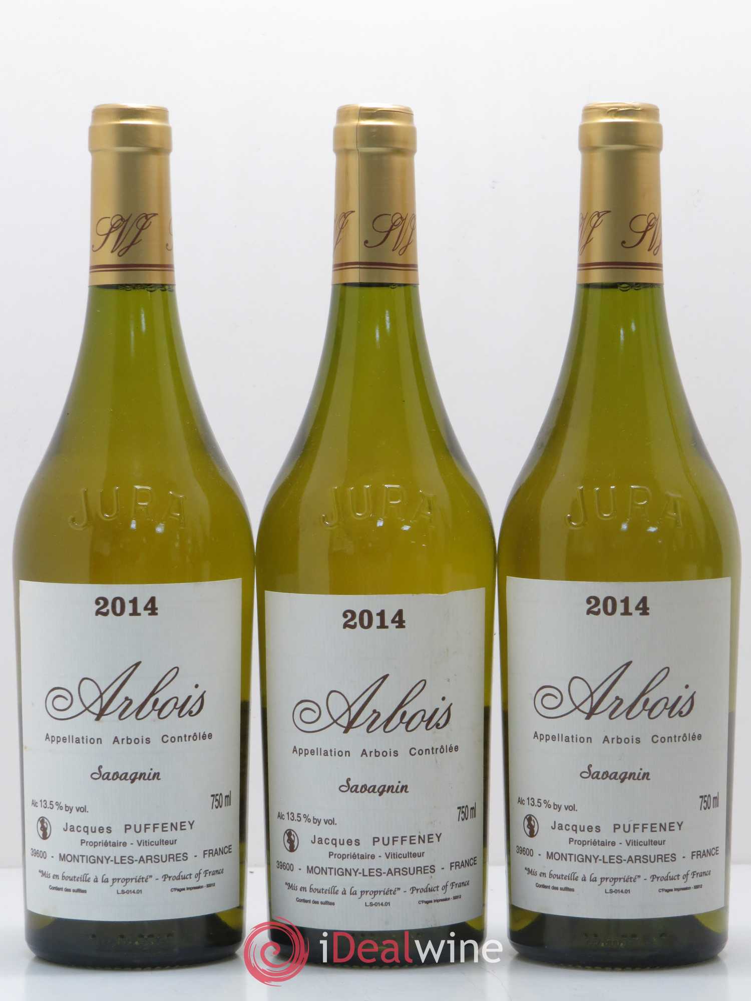 Arbois Savagnin Domaine Jacques Puffeney 2014 - Posten von 6 Flaschen - 1