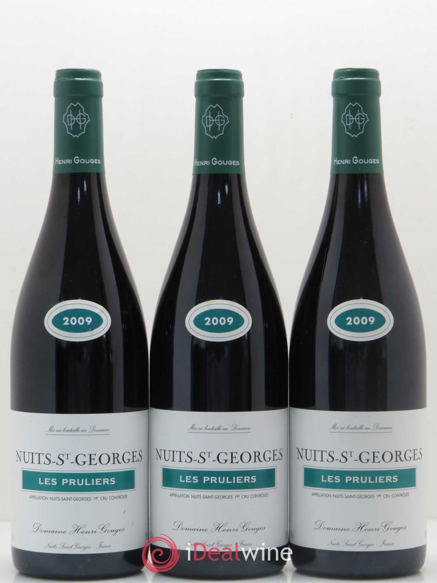 Nuits-Saint-Georges 1er Cru Les Pruliers Henri Gouges 2009 - Posten von 3 Flaschen - 0
