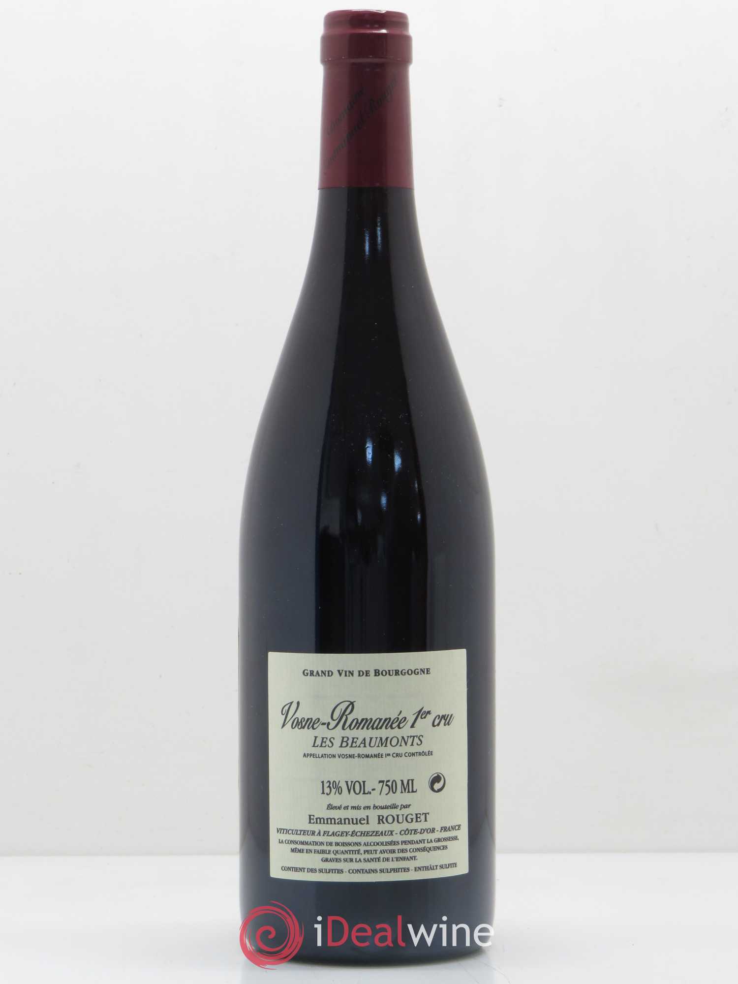 Vosne-Romanée 1er Cru Les Beaumonts Emmanuel Rouget 2013 - Lot de 1 bouteille - 1