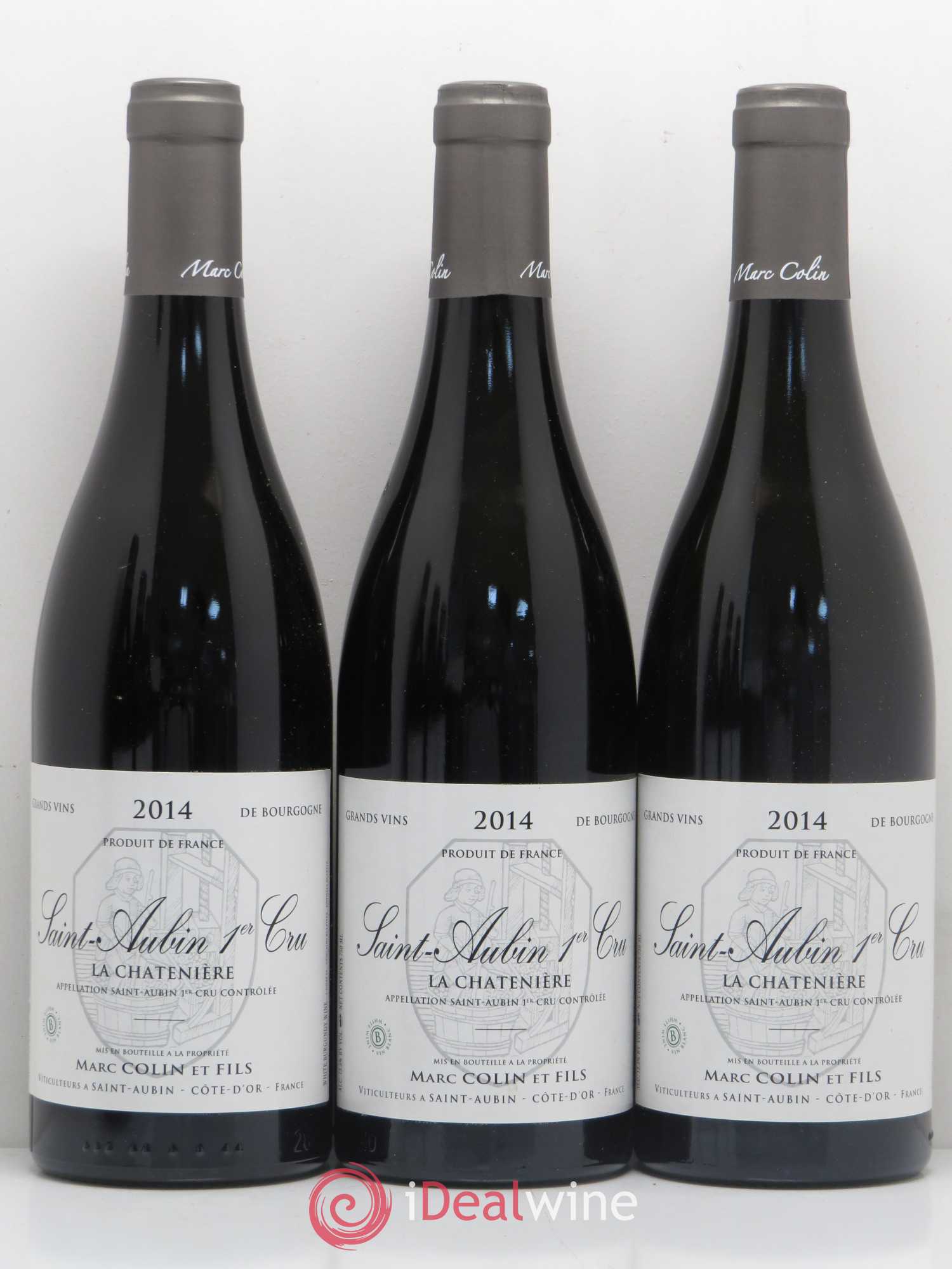 Saint-Aubin 1er Cru La Chatenière Domaine Marc Colin 2014 - Posten von 6 Flaschen - 1