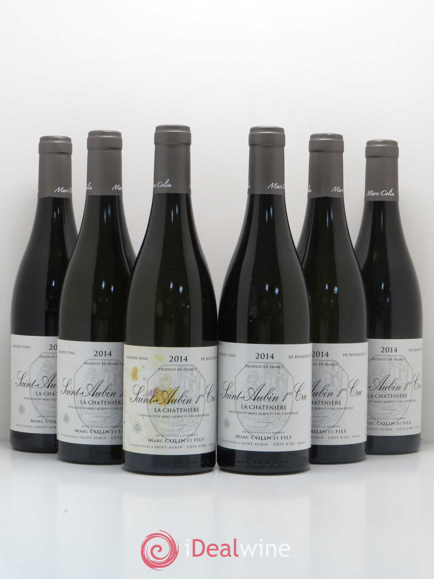 Saint-Aubin 1er Cru La Chatenière Domaine Marc Colin 2014 - Posten von 6 Flaschen - 0