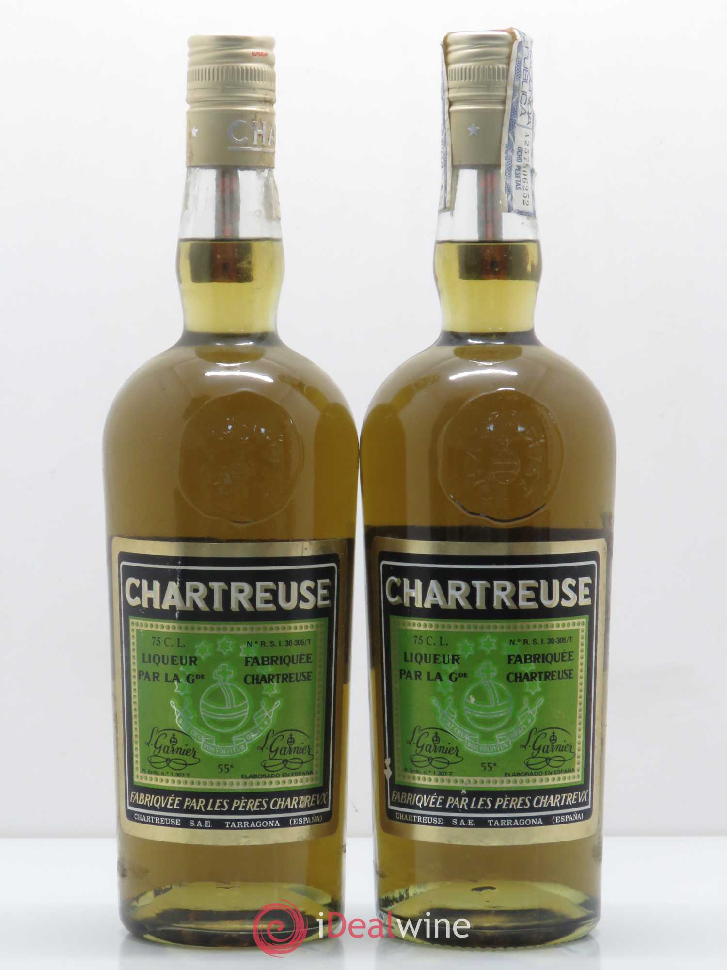 Chartreuse Tarragone Période 1973 - 1985 - Posten von 2 Flaschen - 0
