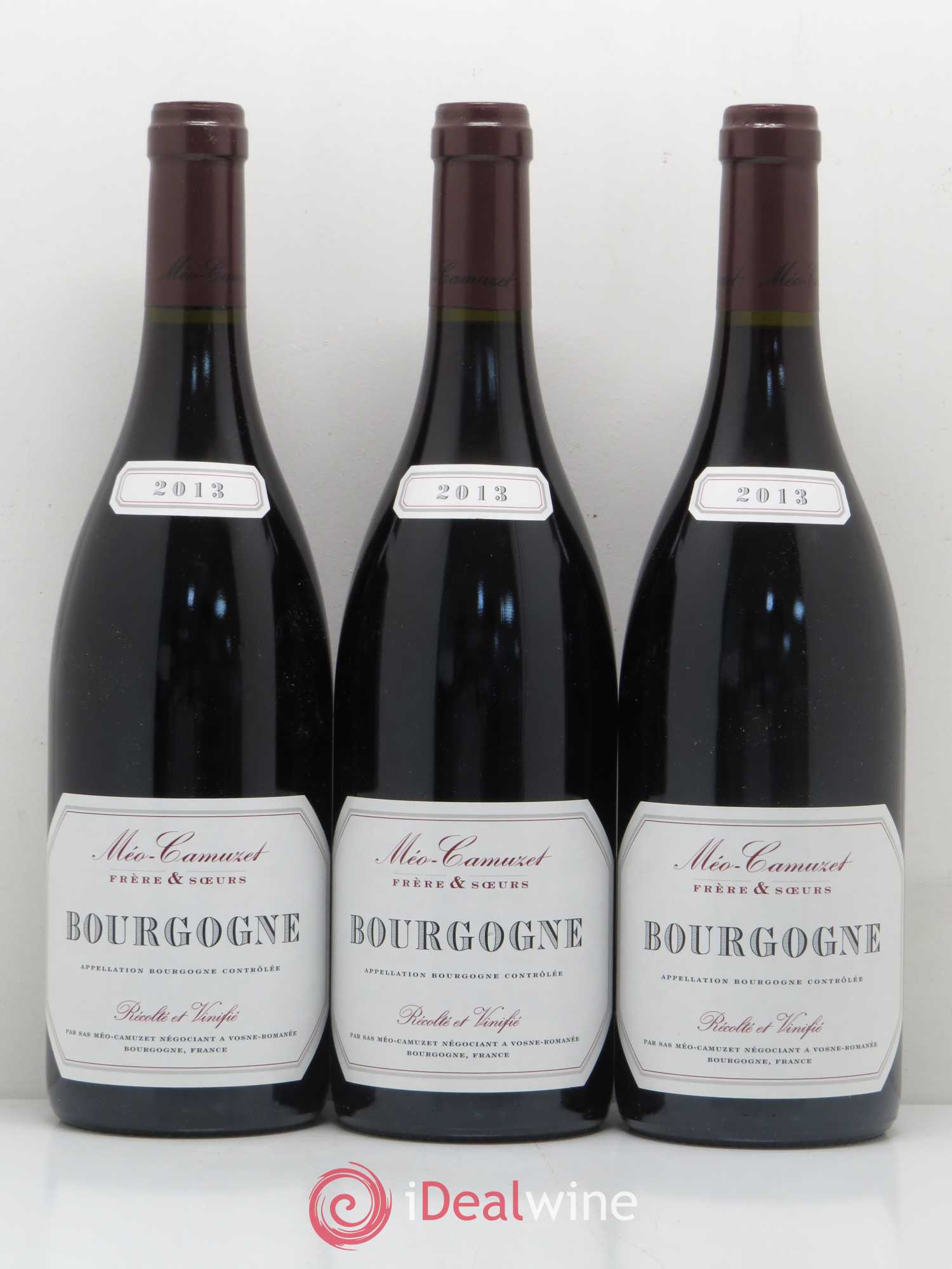 Bourgogne Méo-Camuzet (Frère & Soeurs) 2013 - Lot de 3 bouteilles - 0